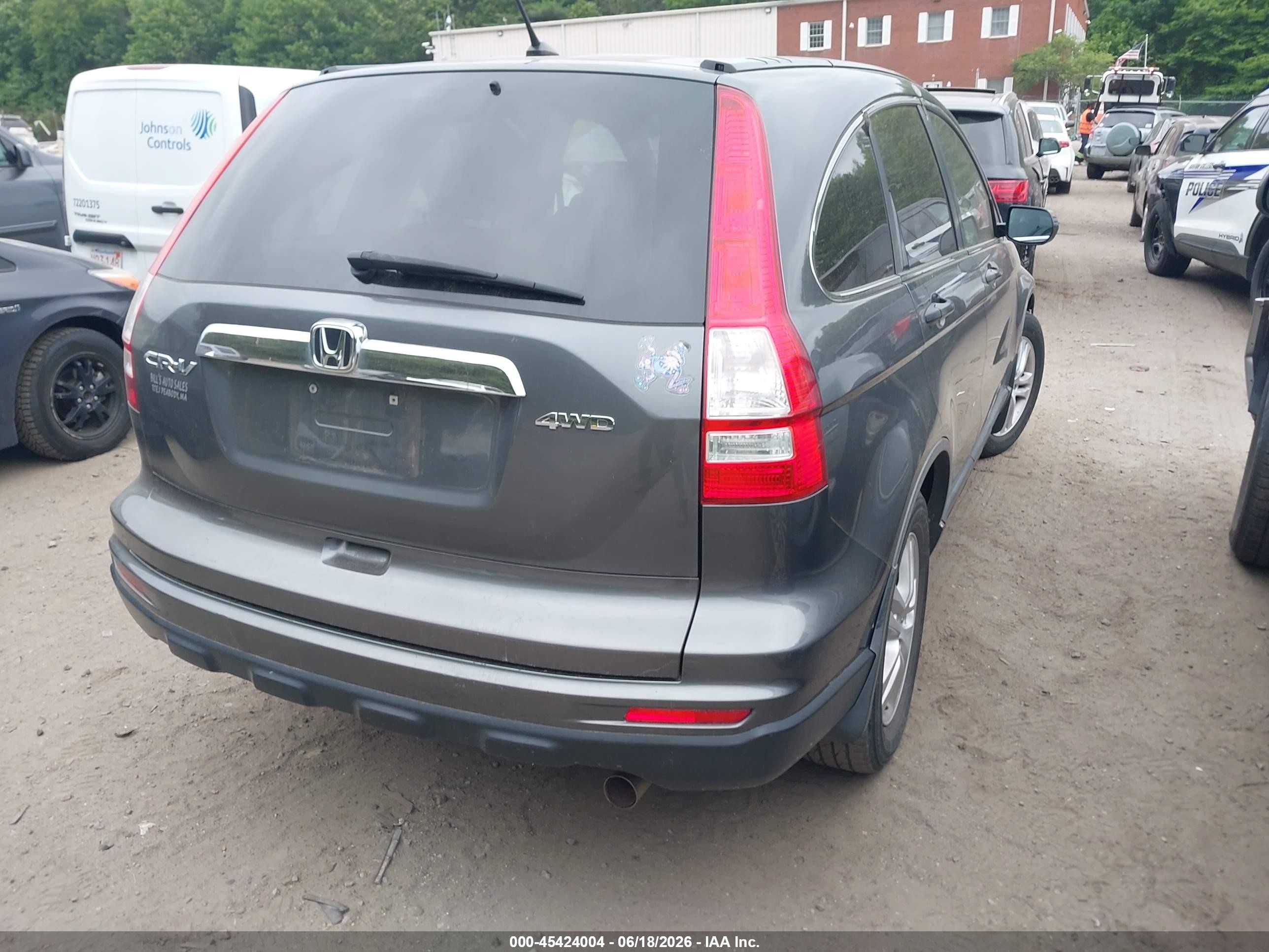 2011 Honda Cr-v Ex Gray vin: 5J6RE4H52BL040169