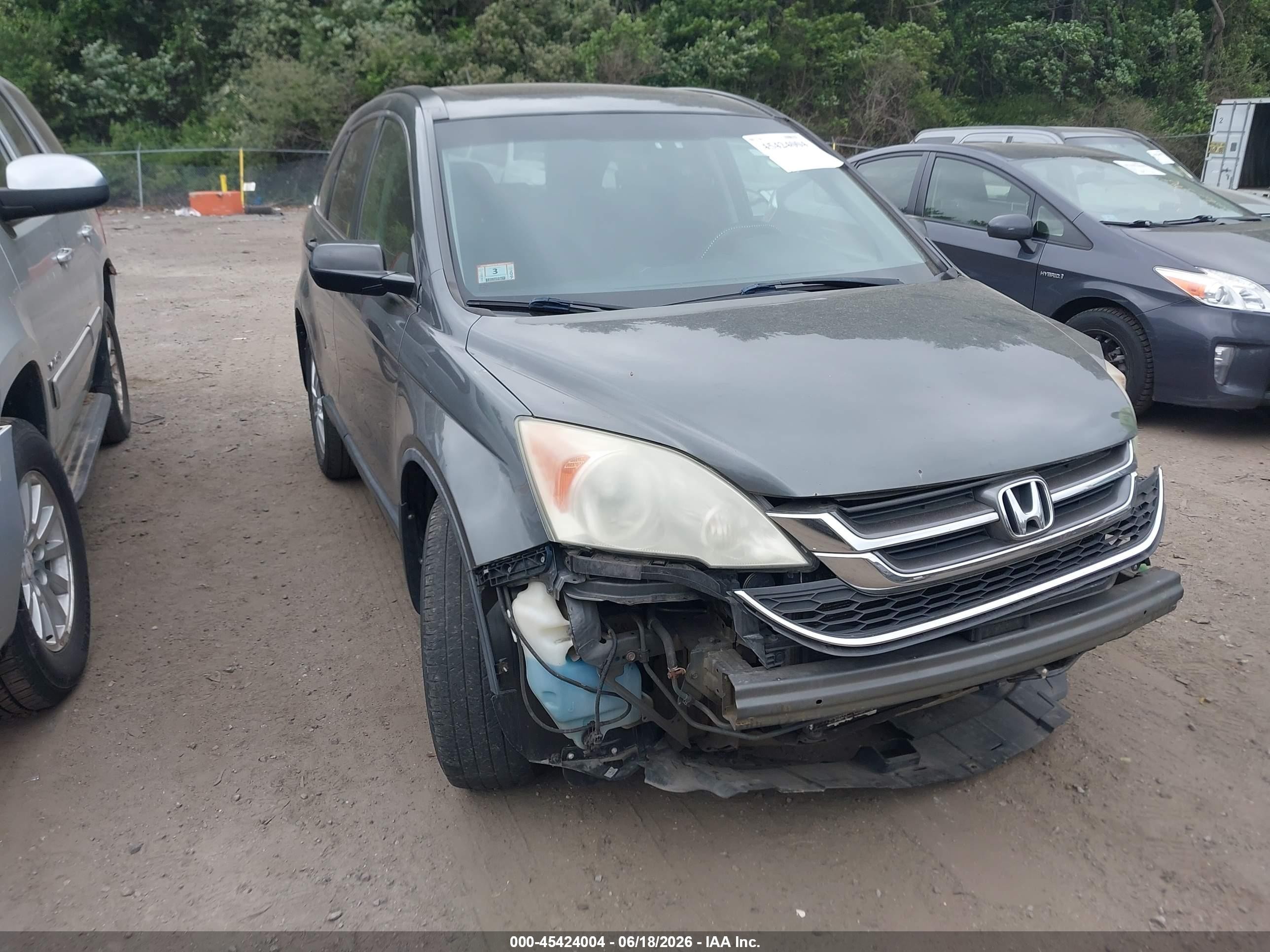 2011 Honda Cr-v Ex Gray vin: 5J6RE4H52BL040169