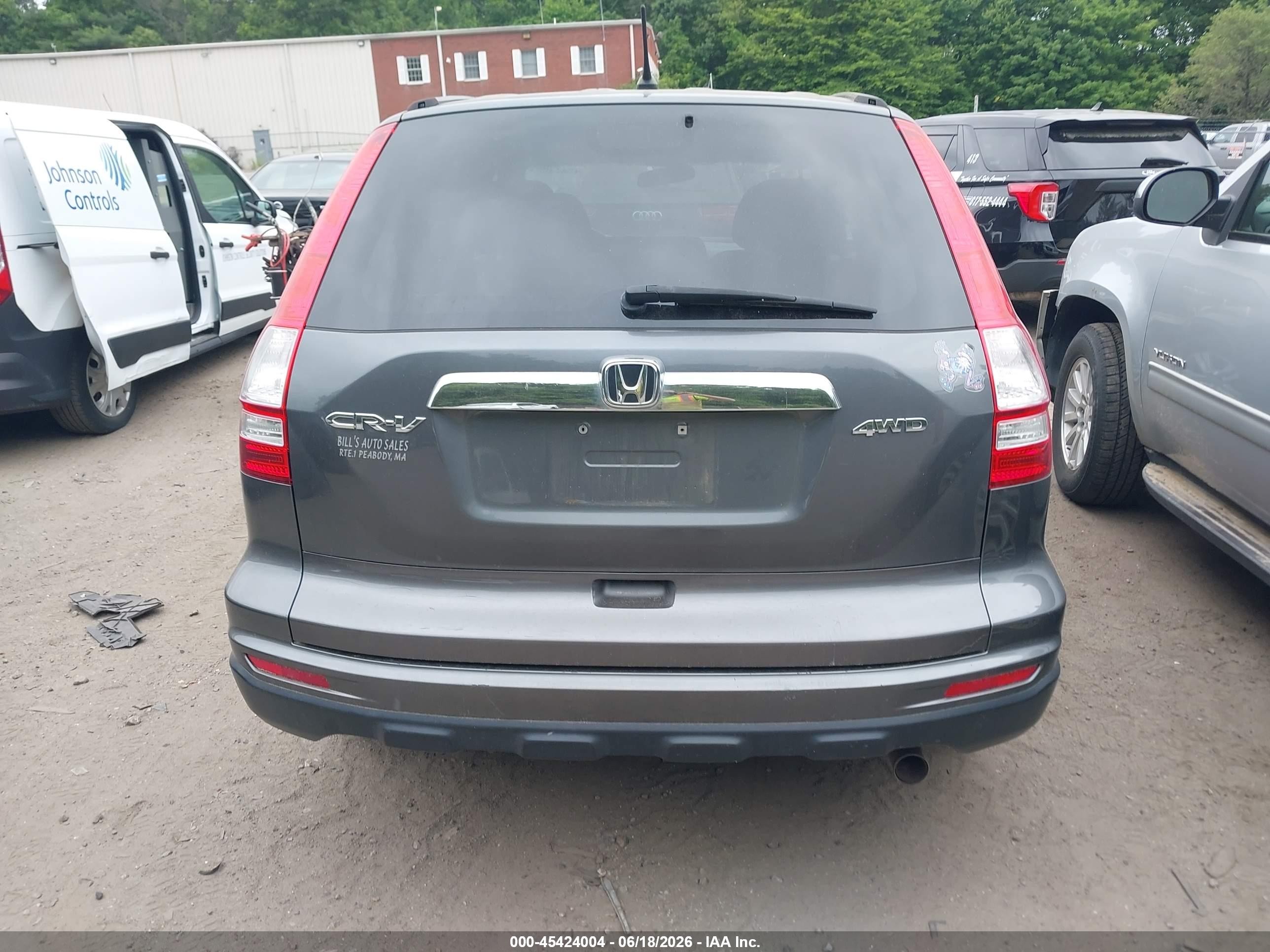2011 Honda Cr-v Ex Gray vin: 5J6RE4H52BL040169
