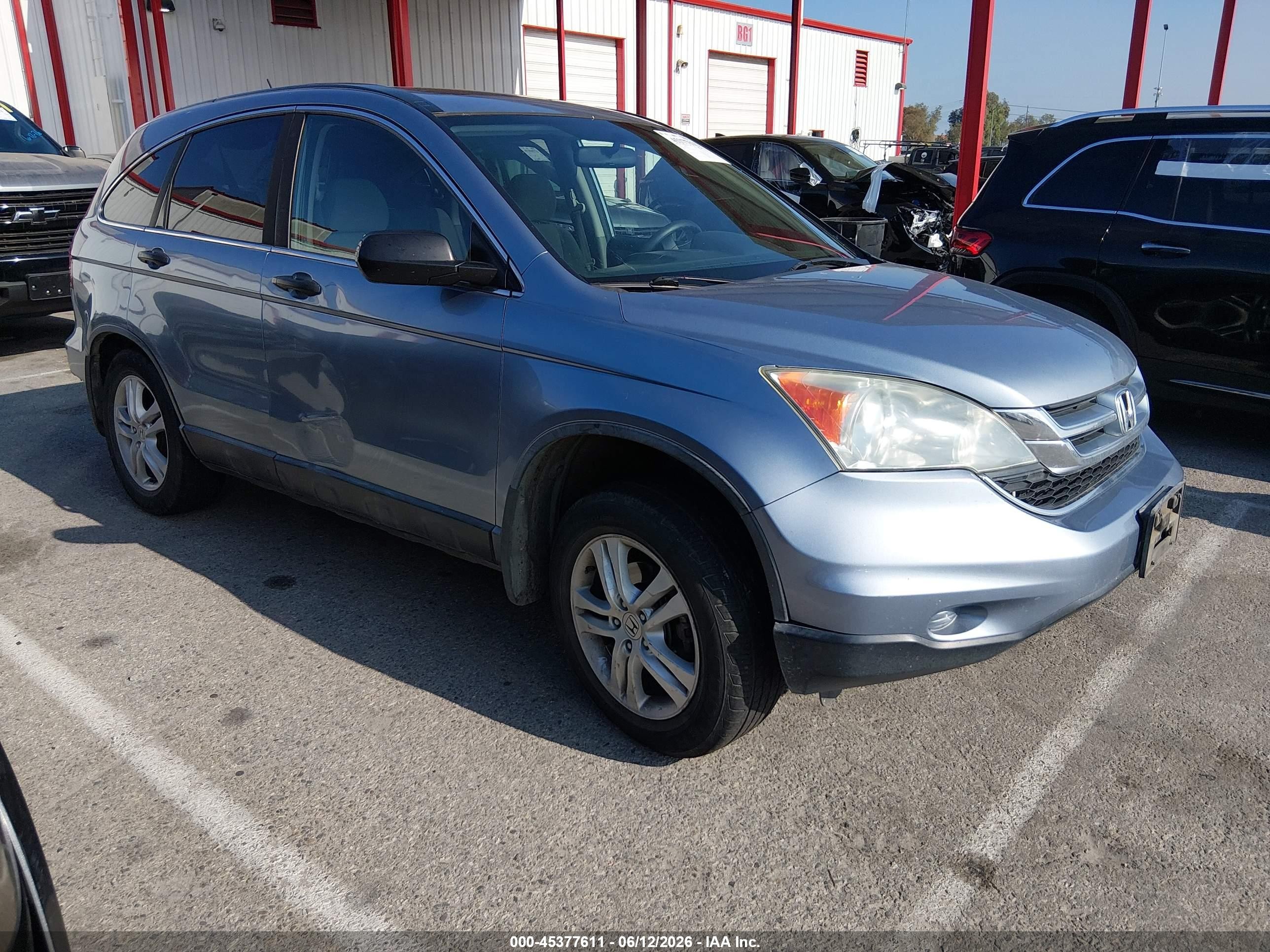 2011 Honda Cr-v Ex Синий vin: 5J6RE4H52BL097116