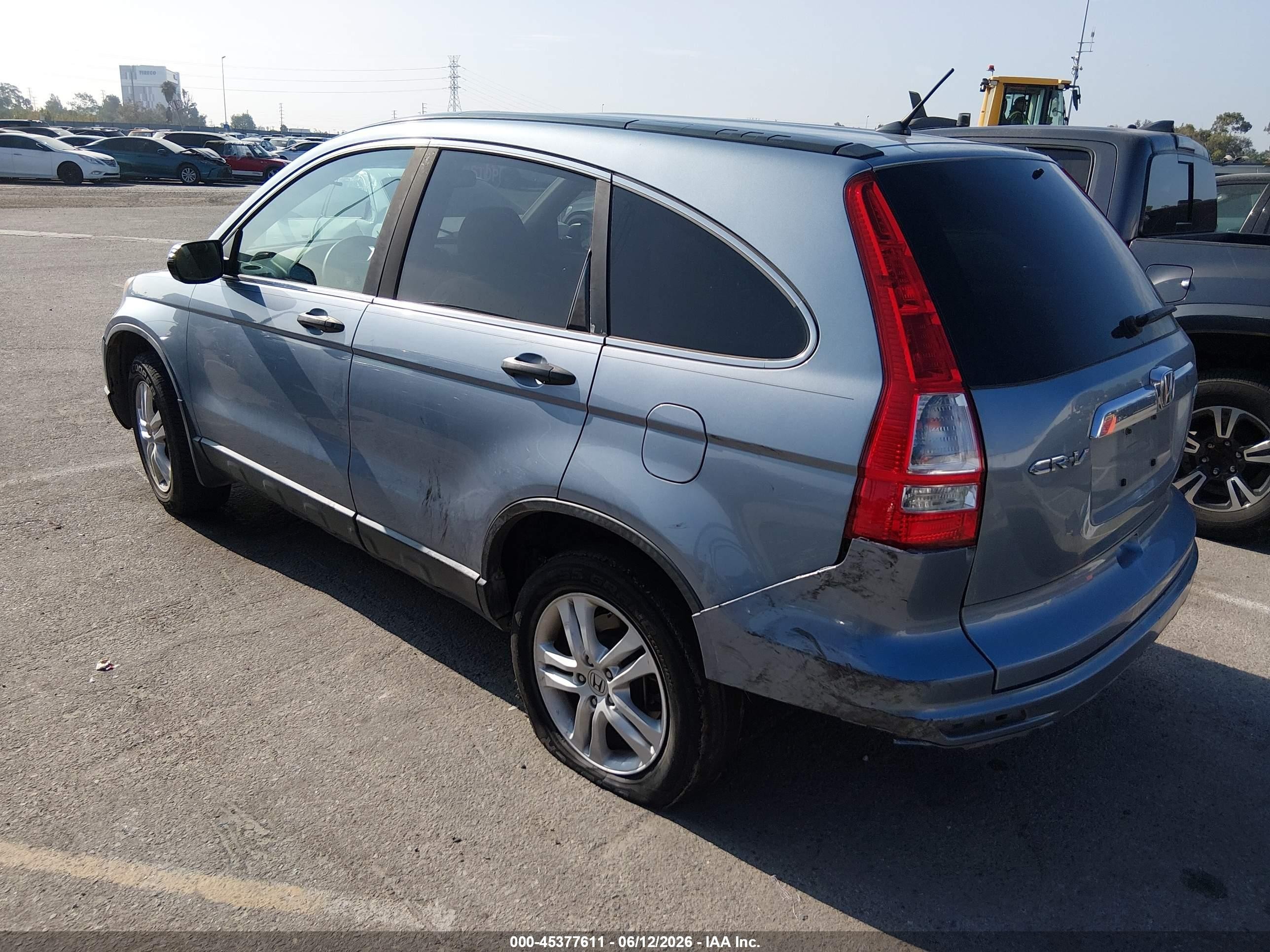2011 Honda Cr-v Ex Blue vin: 5J6RE4H52BL097116