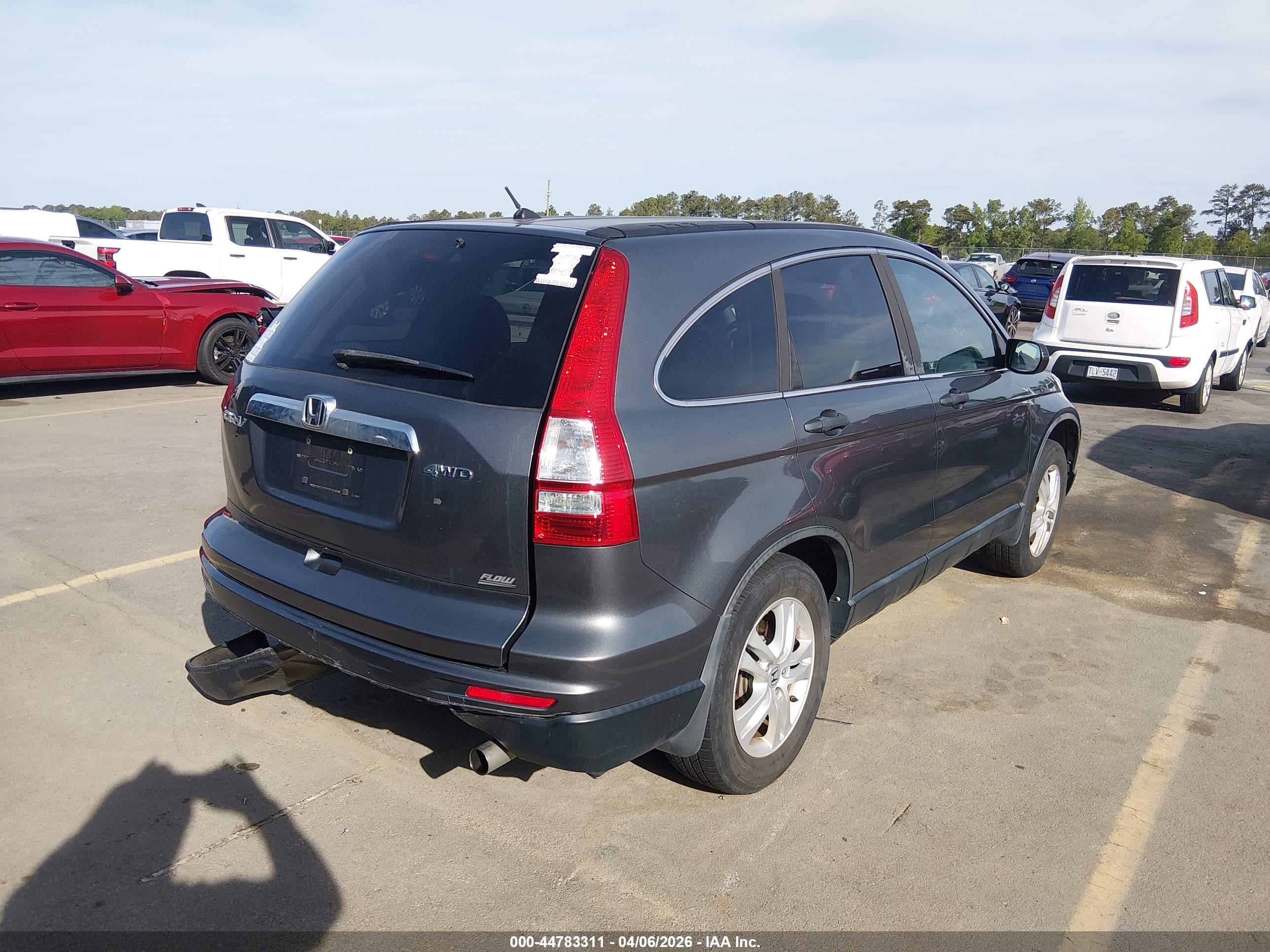 2011 Honda Cr-v Ex Gray vin: 5J6RE4H52BL103299
