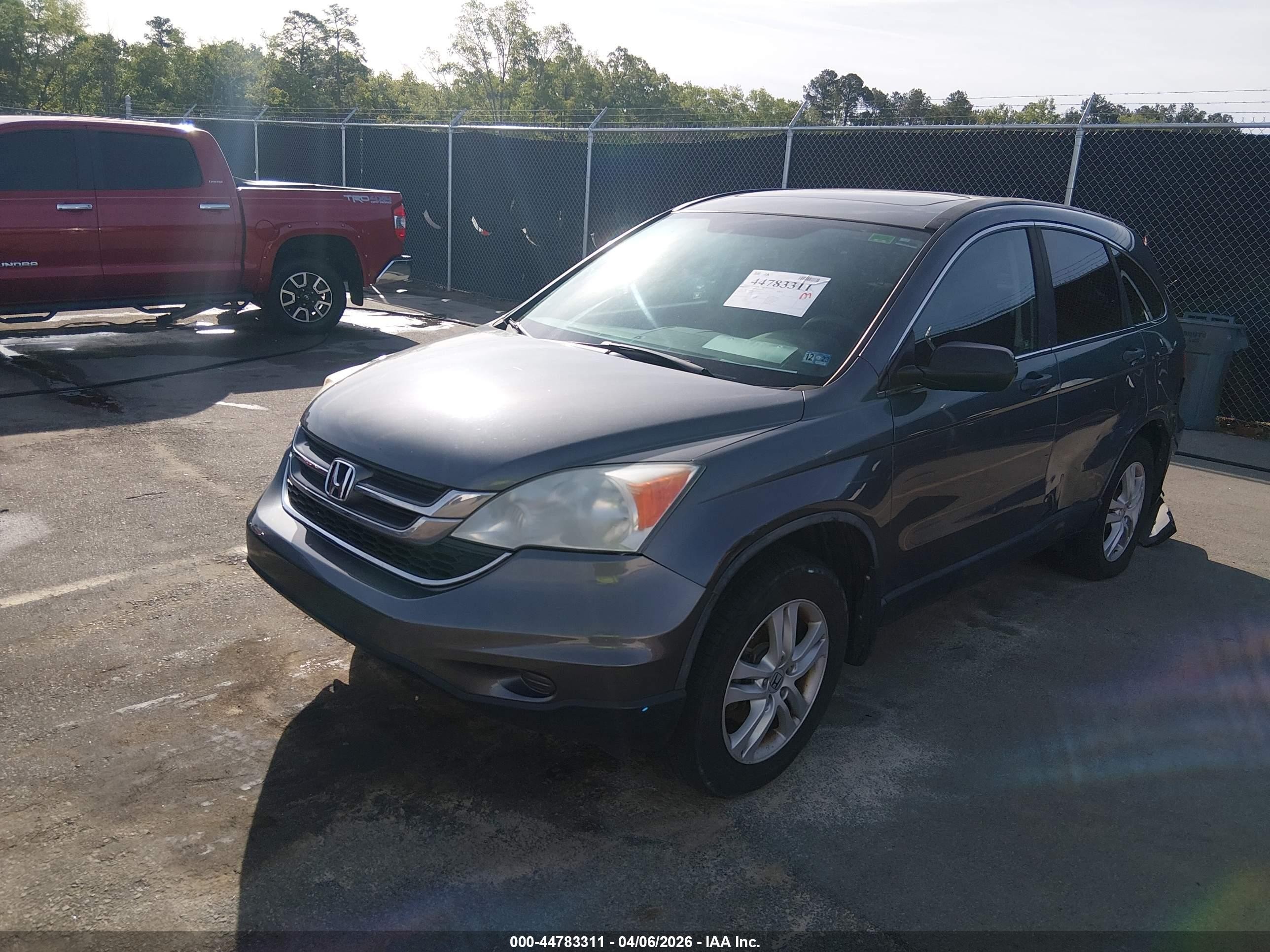2011 Honda Cr-v Ex Gray vin: 5J6RE4H52BL103299