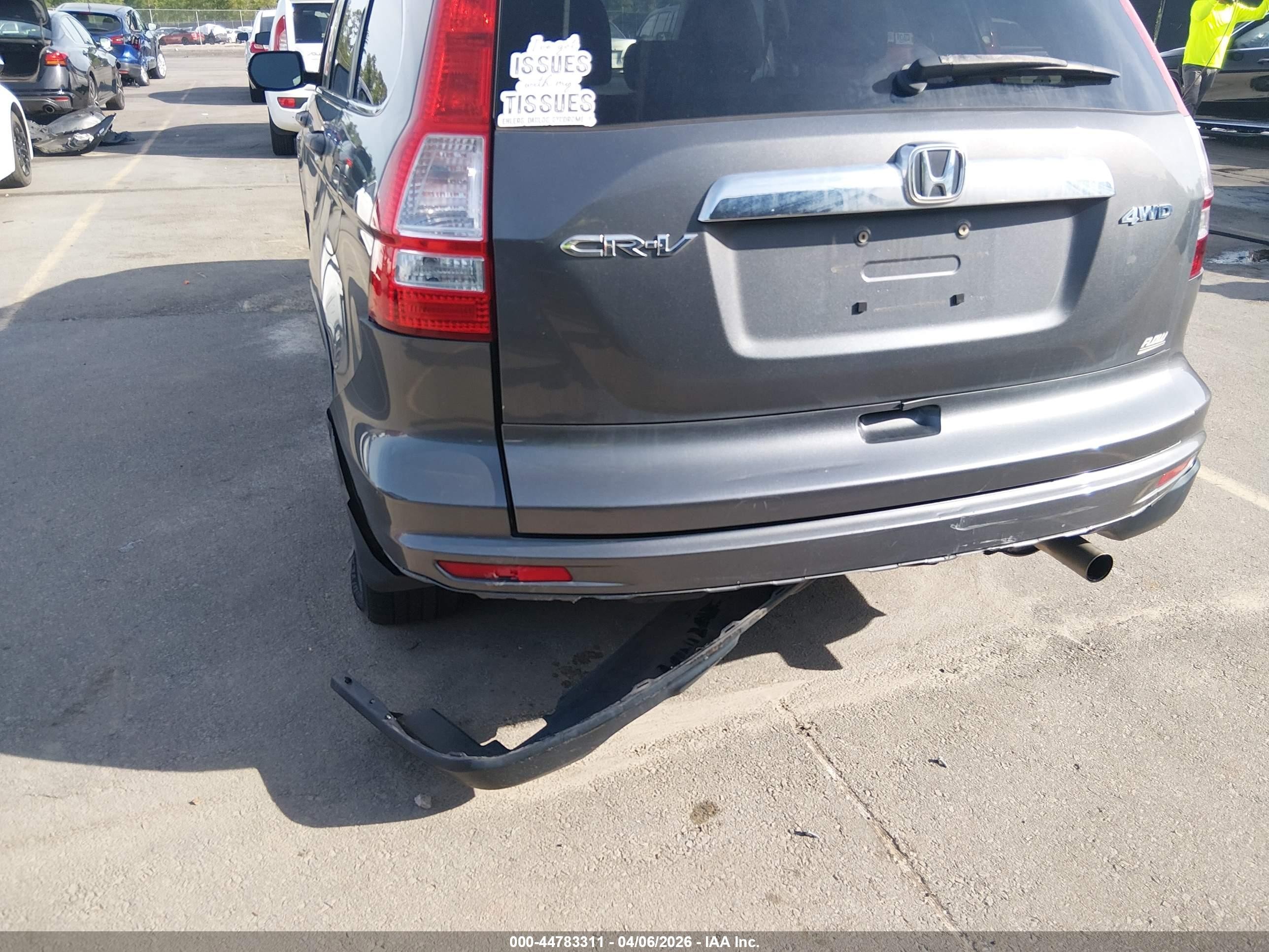 2011 Honda Cr-v Ex Gray vin: 5J6RE4H52BL103299