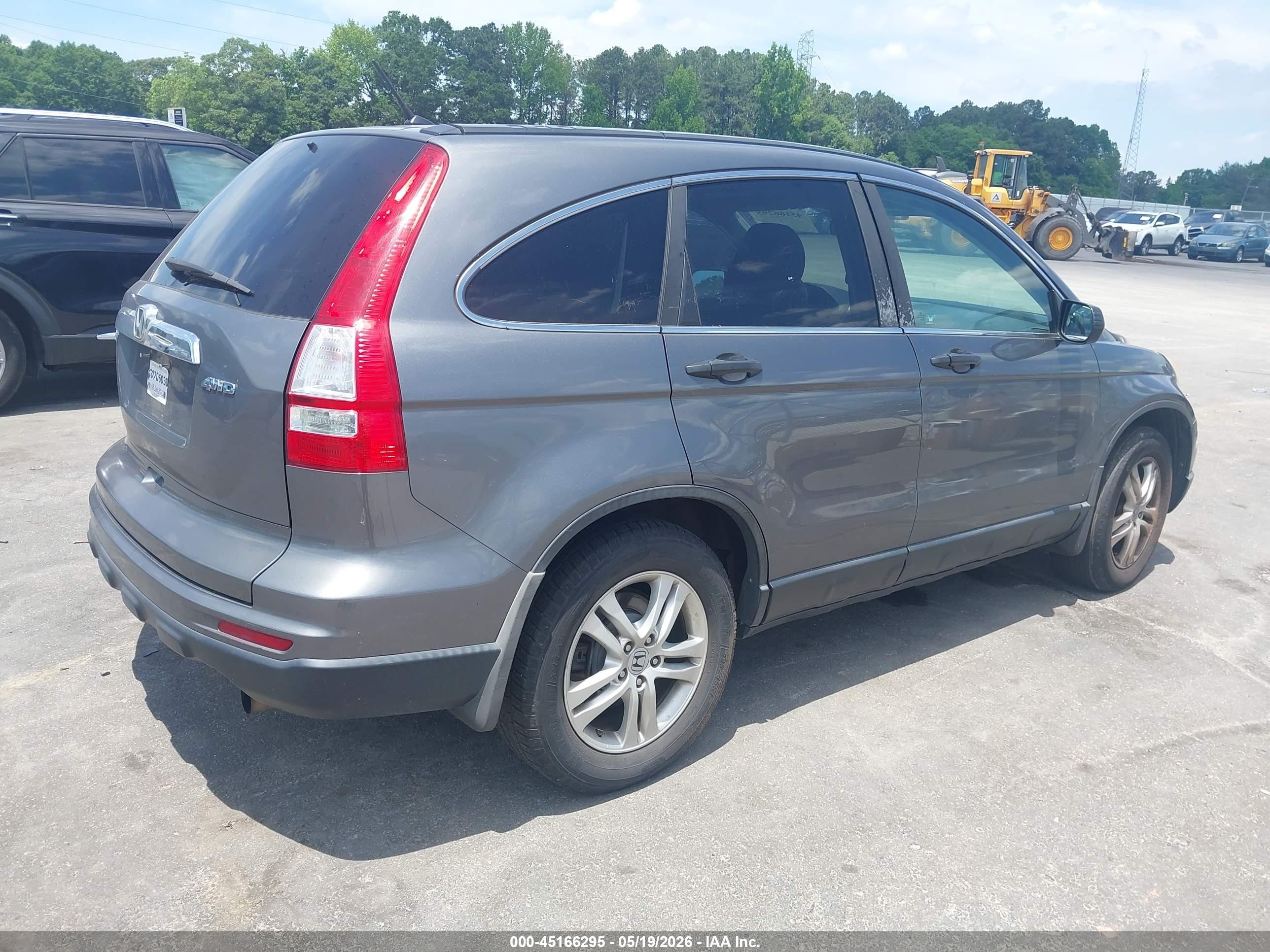 2010 Honda Cr-v Ex Gray vin: 5J6RE4H53AL040227