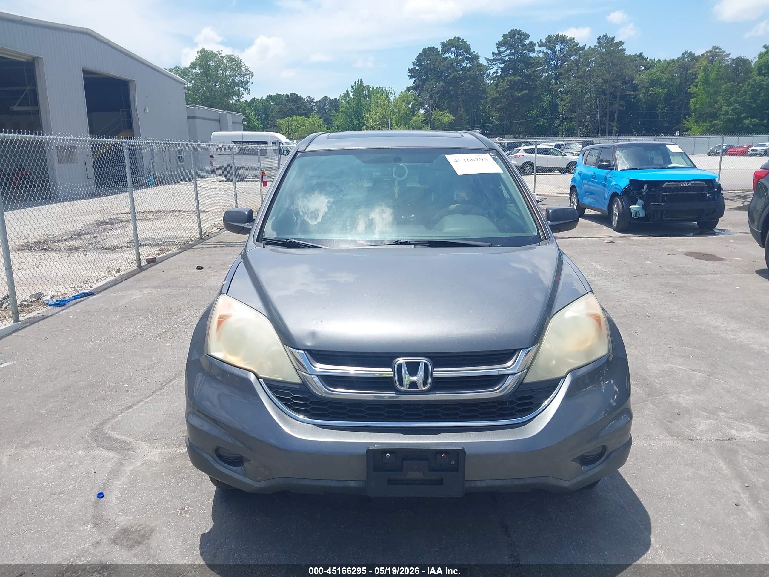 2010 Honda Cr-v Ex Gray vin: 5J6RE4H53AL040227
