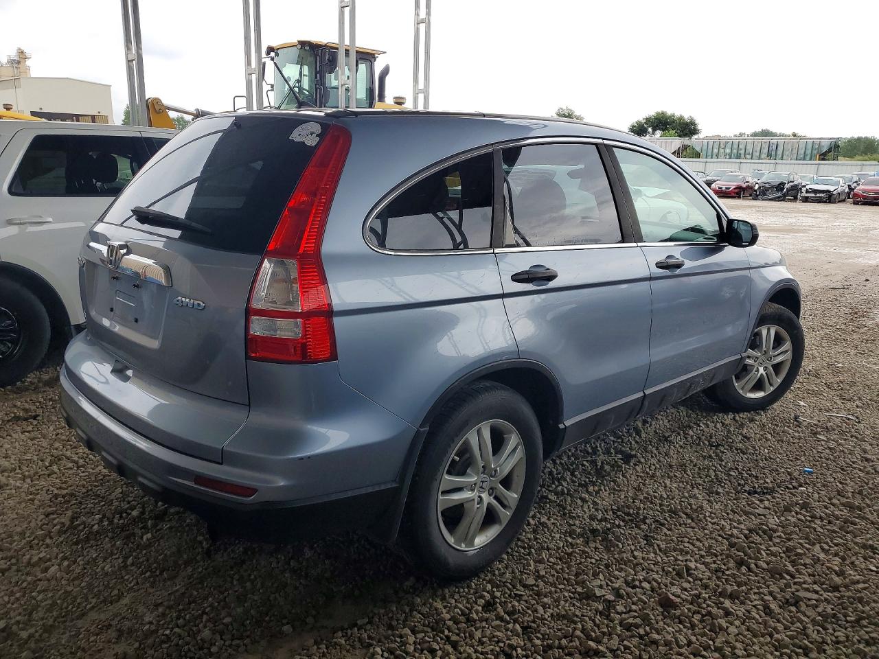 2010 Honda Cr-v Ex Blue vin: 5J6RE4H53AL082106