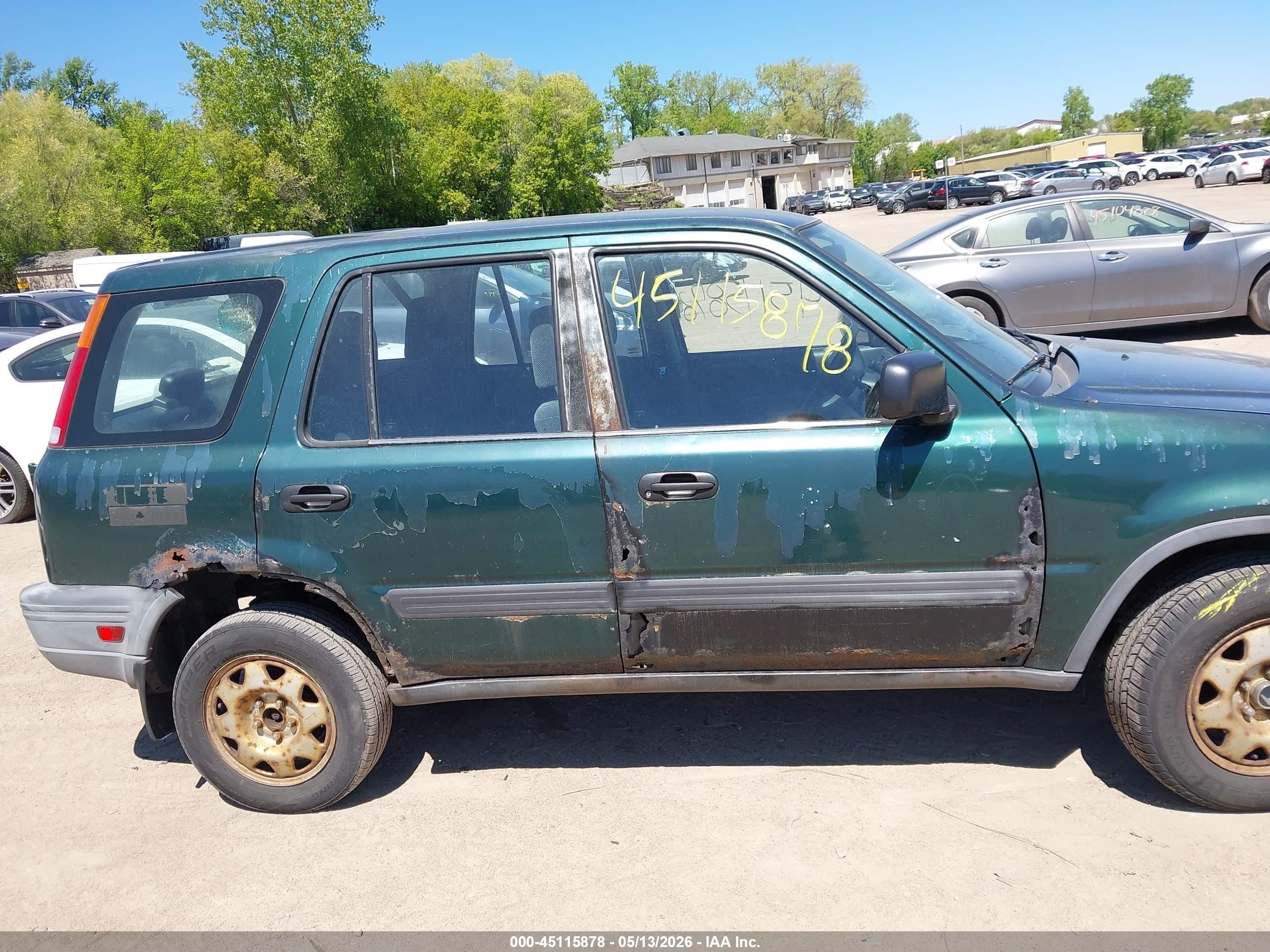 2011 Honda Cr-v Ex Green vin: 5J6RE4H53BL001591