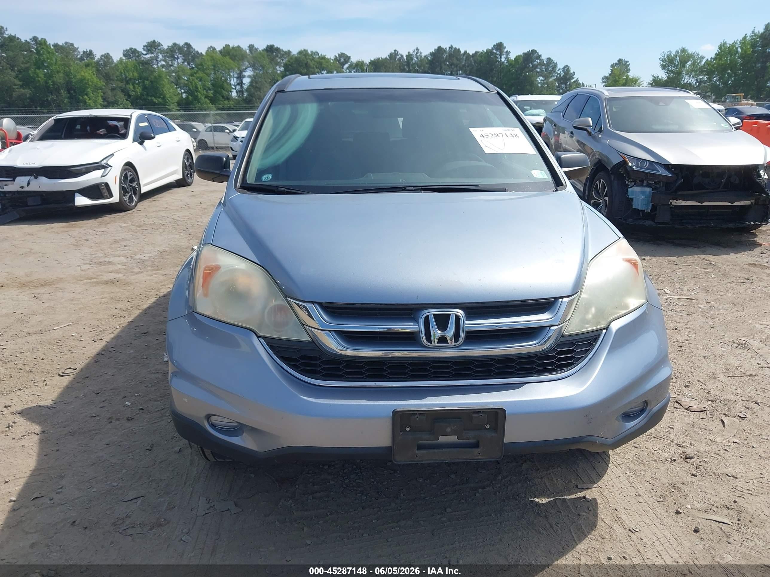 2011 Honda Cr-v Ex Blue vin: 5J6RE4H53BL019024