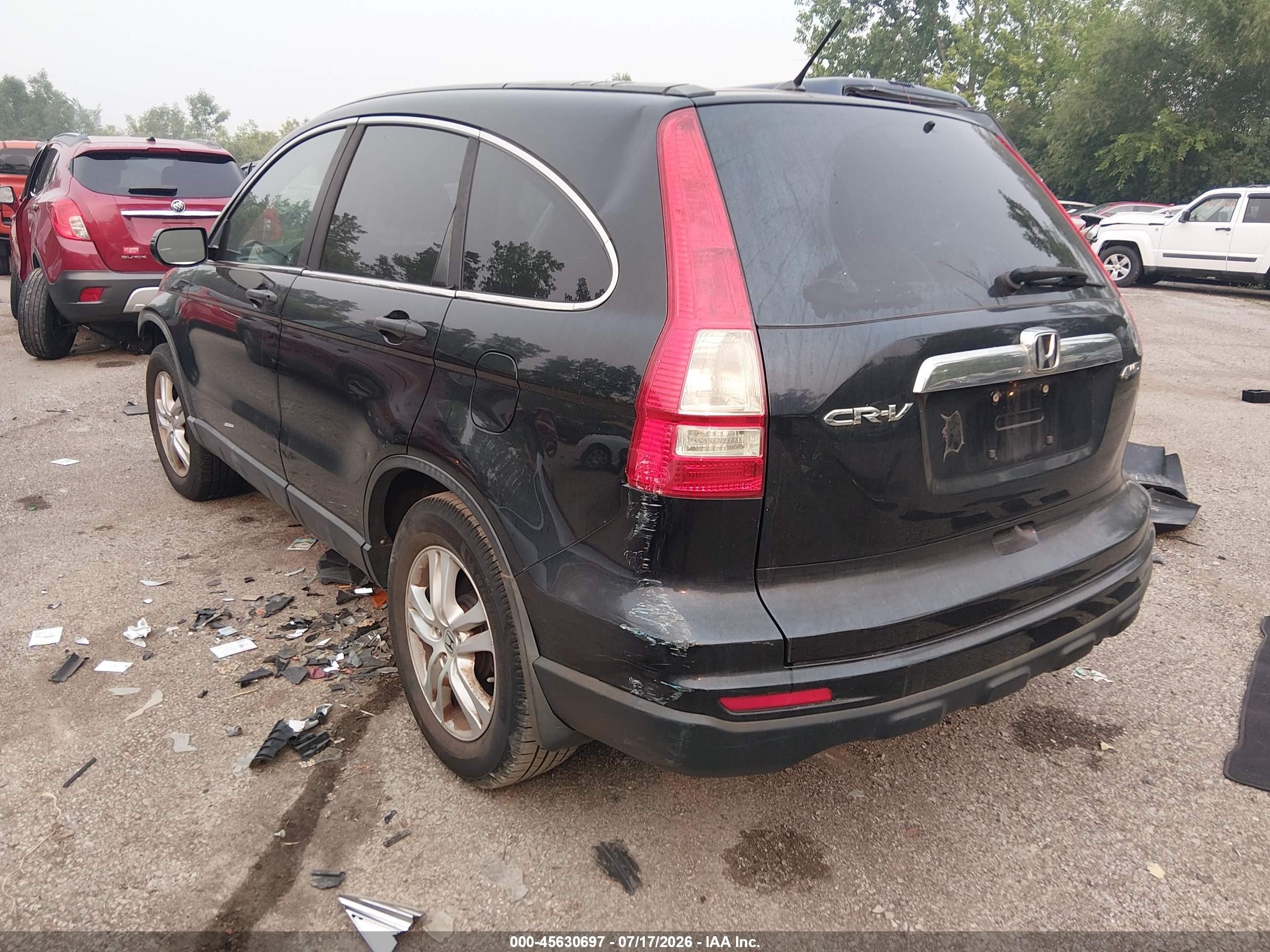 2011 Honda Cr-v Ex Black vin: 5J6RE4H53BL049009