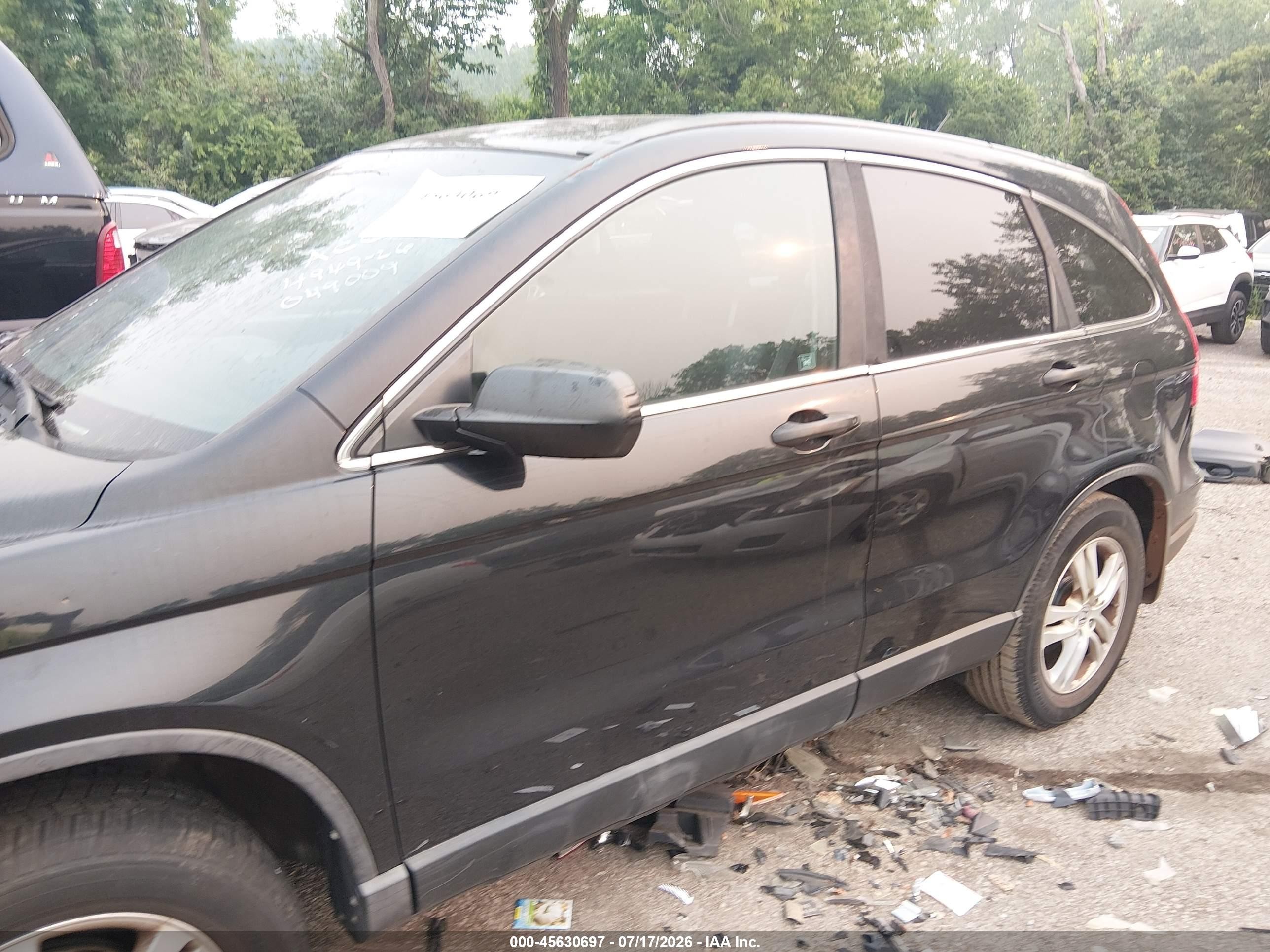 2011 Honda Cr-v Ex Black vin: 5J6RE4H53BL049009