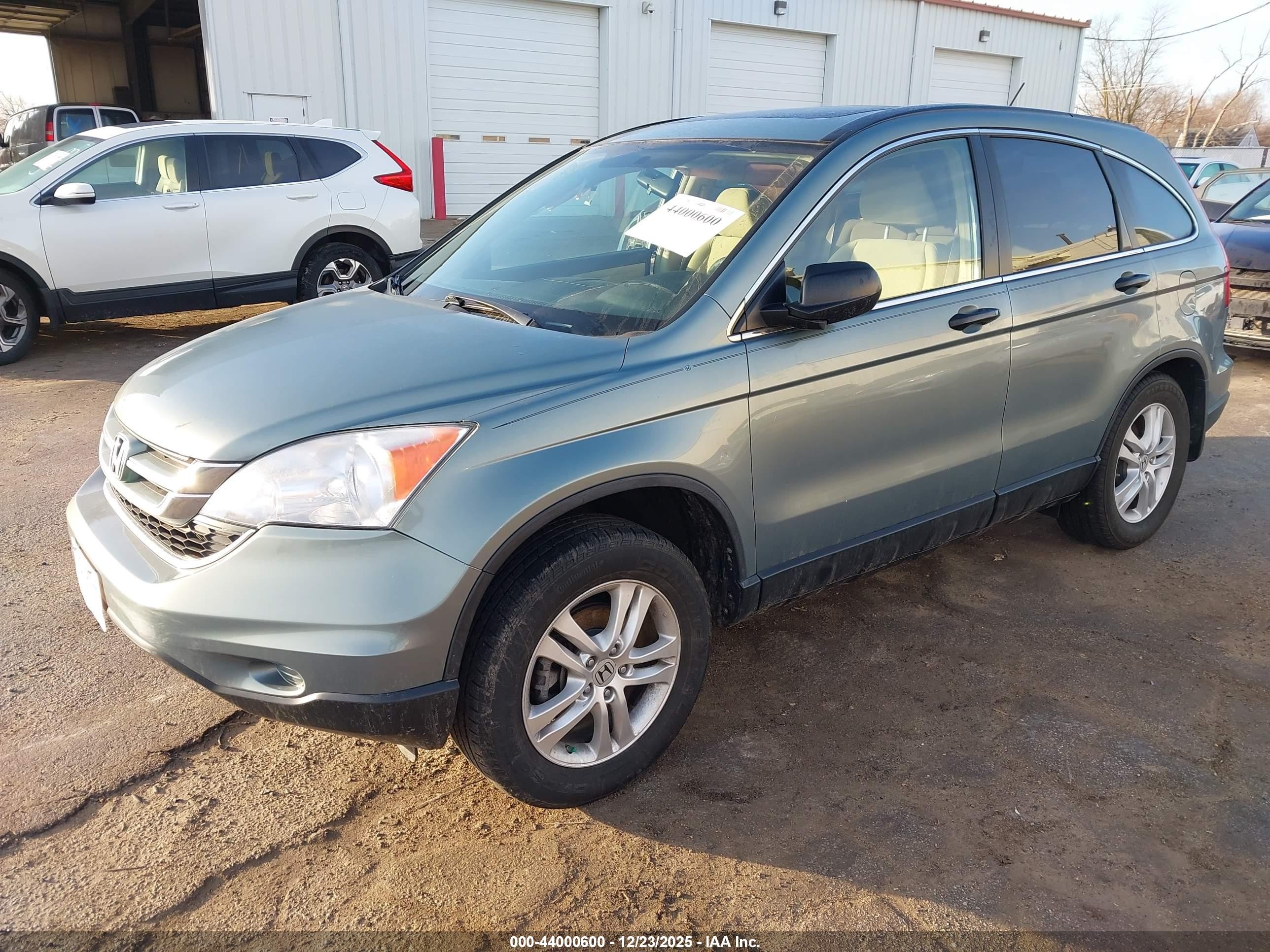 2011 Honda Cr-v Ex Зеленый vin: 5J6RE4H53BL067770