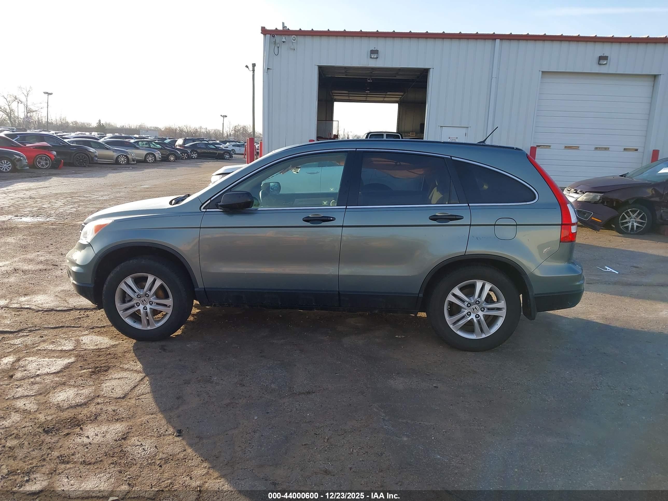 2011 Honda Cr-v Ex Зеленый vin: 5J6RE4H53BL067770