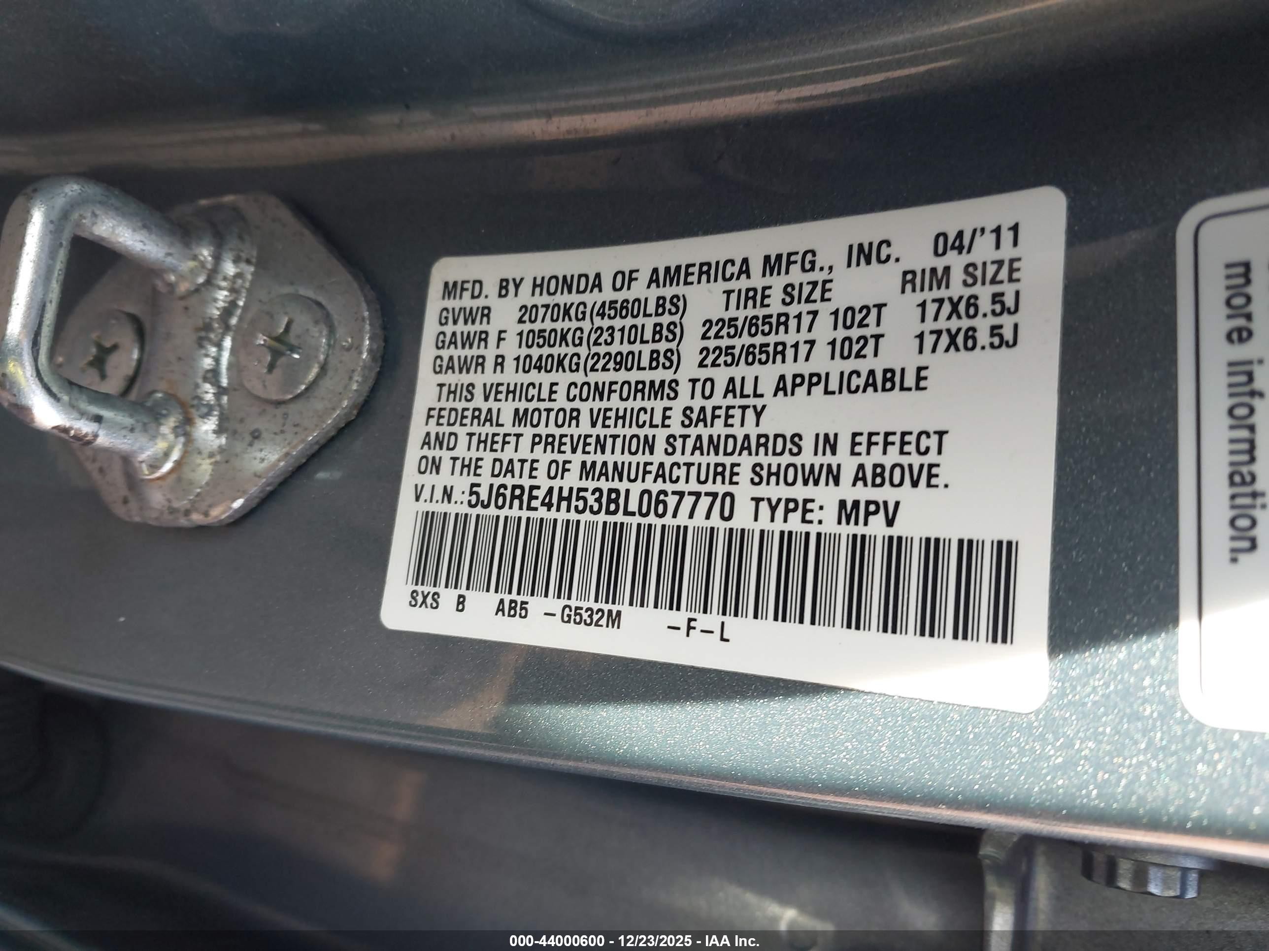 2011 Honda Cr-v Ex Зеленый vin: 5J6RE4H53BL067770