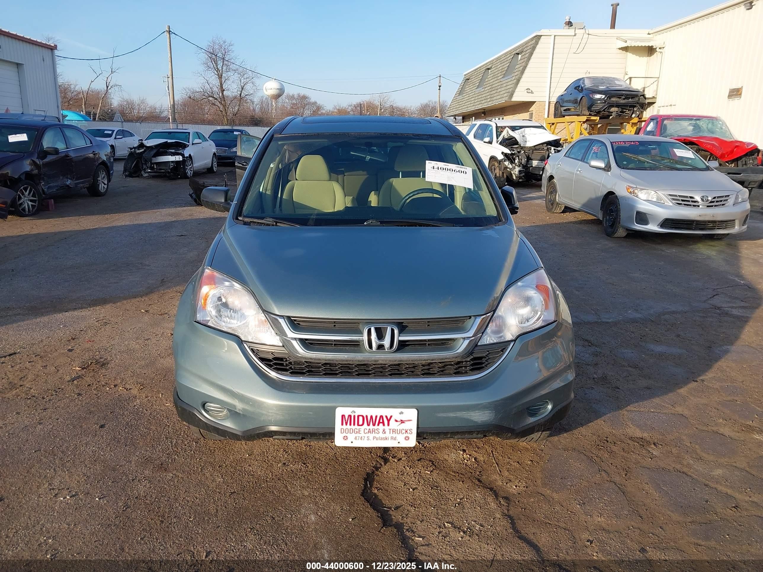 2011 Honda Cr-v Ex Зеленый vin: 5J6RE4H53BL067770