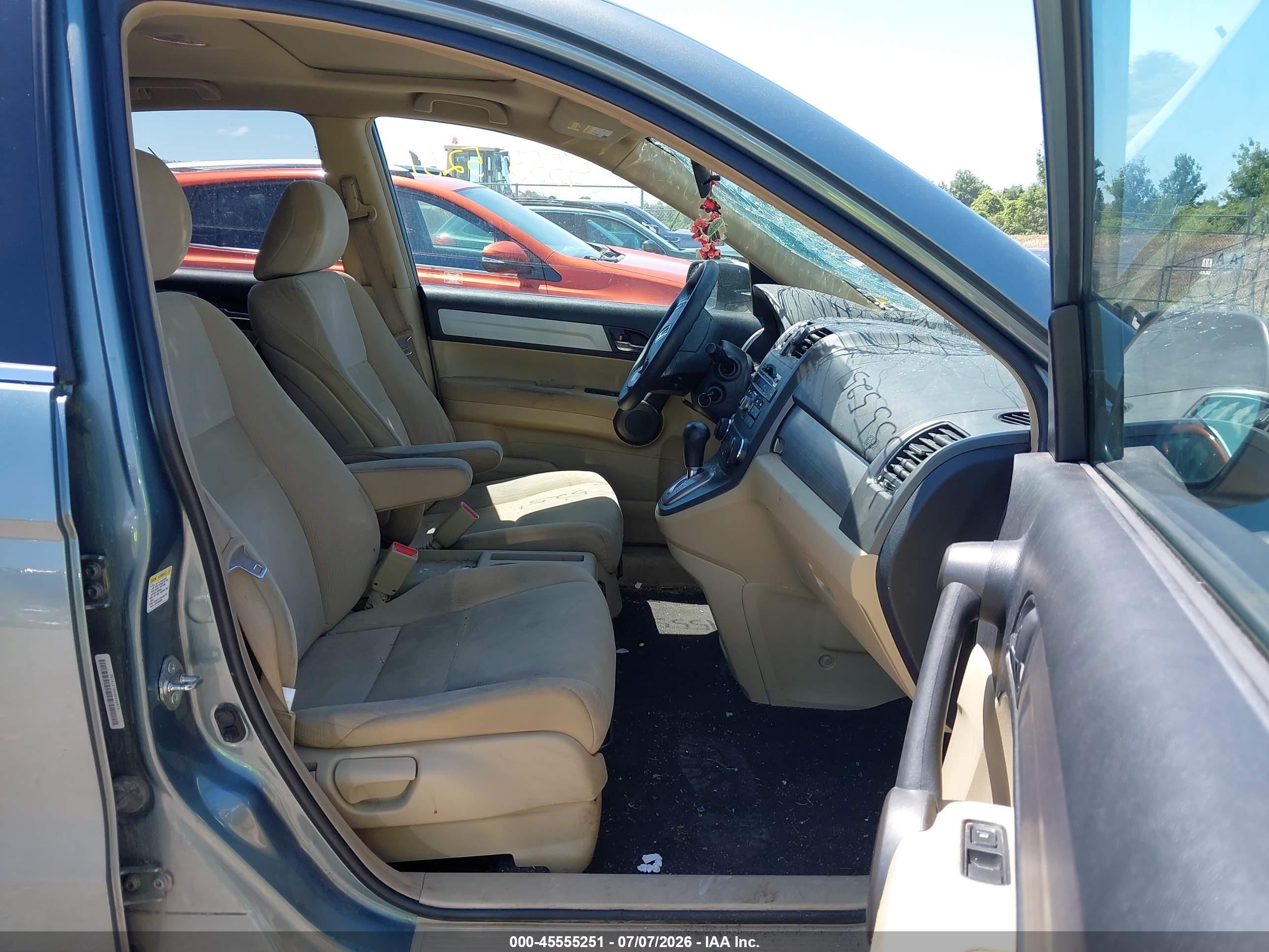 2011 Honda Cr-v Ex Green vin: 5J6RE4H53BL072368