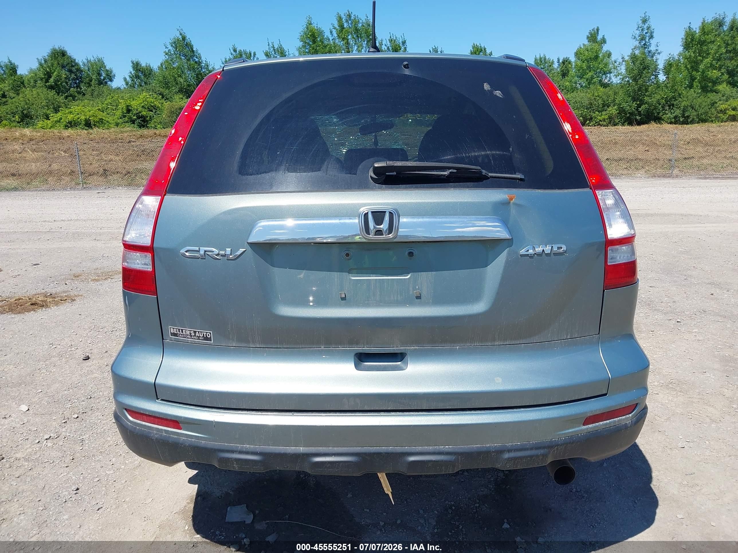 2011 Honda Cr-v Ex Green vin: 5J6RE4H53BL072368