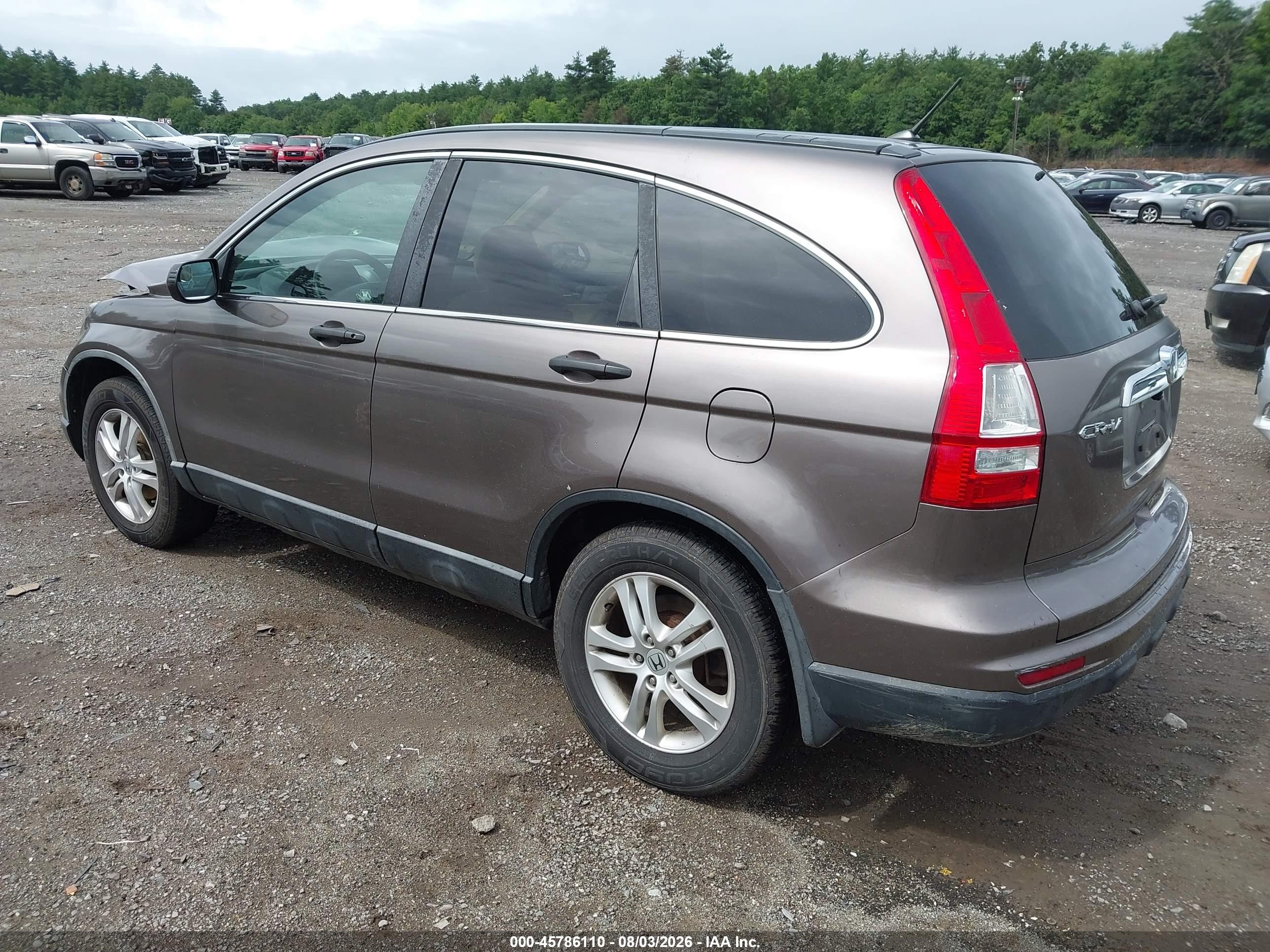 2011 Honda Cr-v Ex Beige vin: 5J6RE4H53BL073214