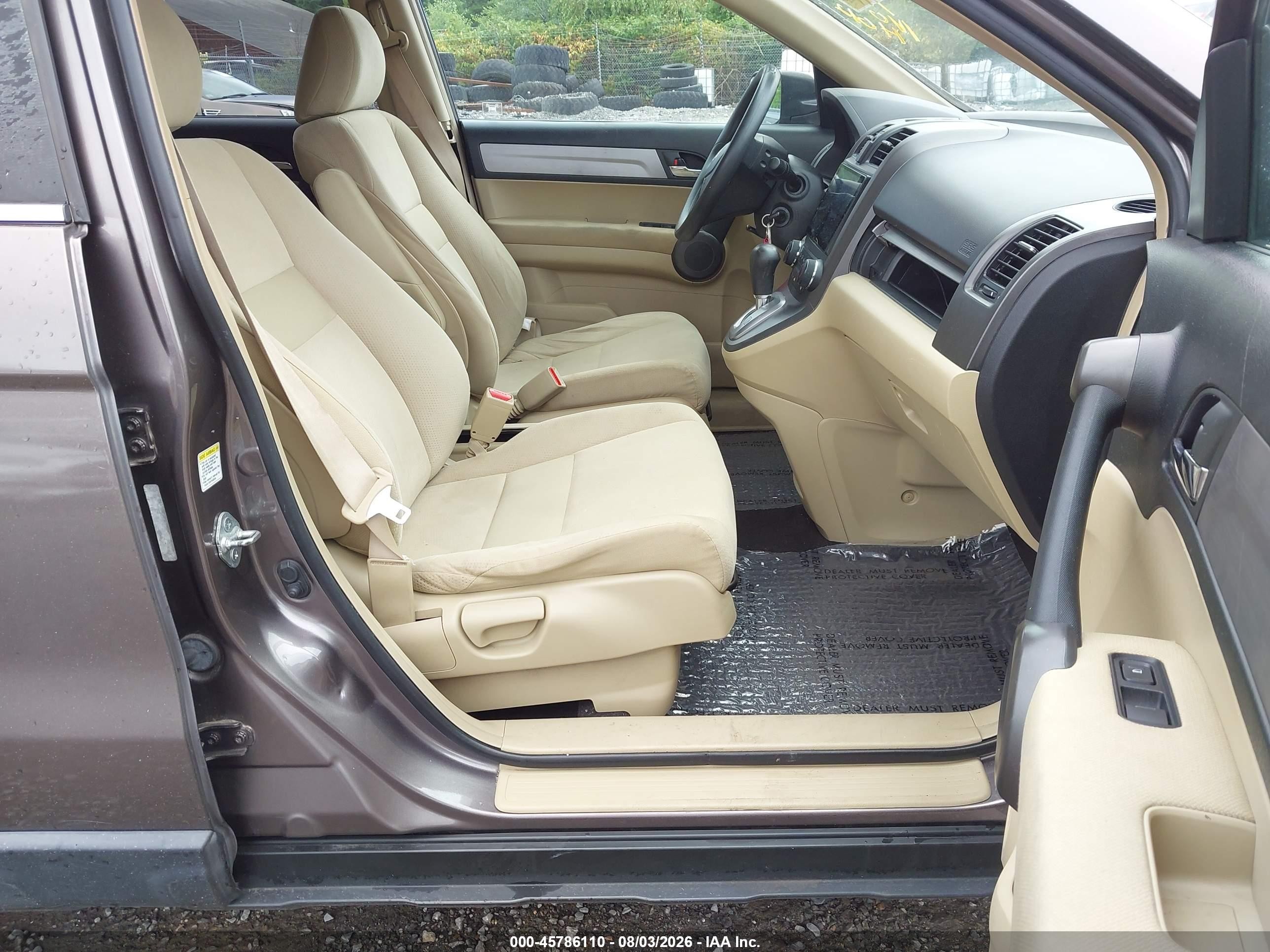 2011 Honda Cr-v Ex Beige vin: 5J6RE4H53BL073214