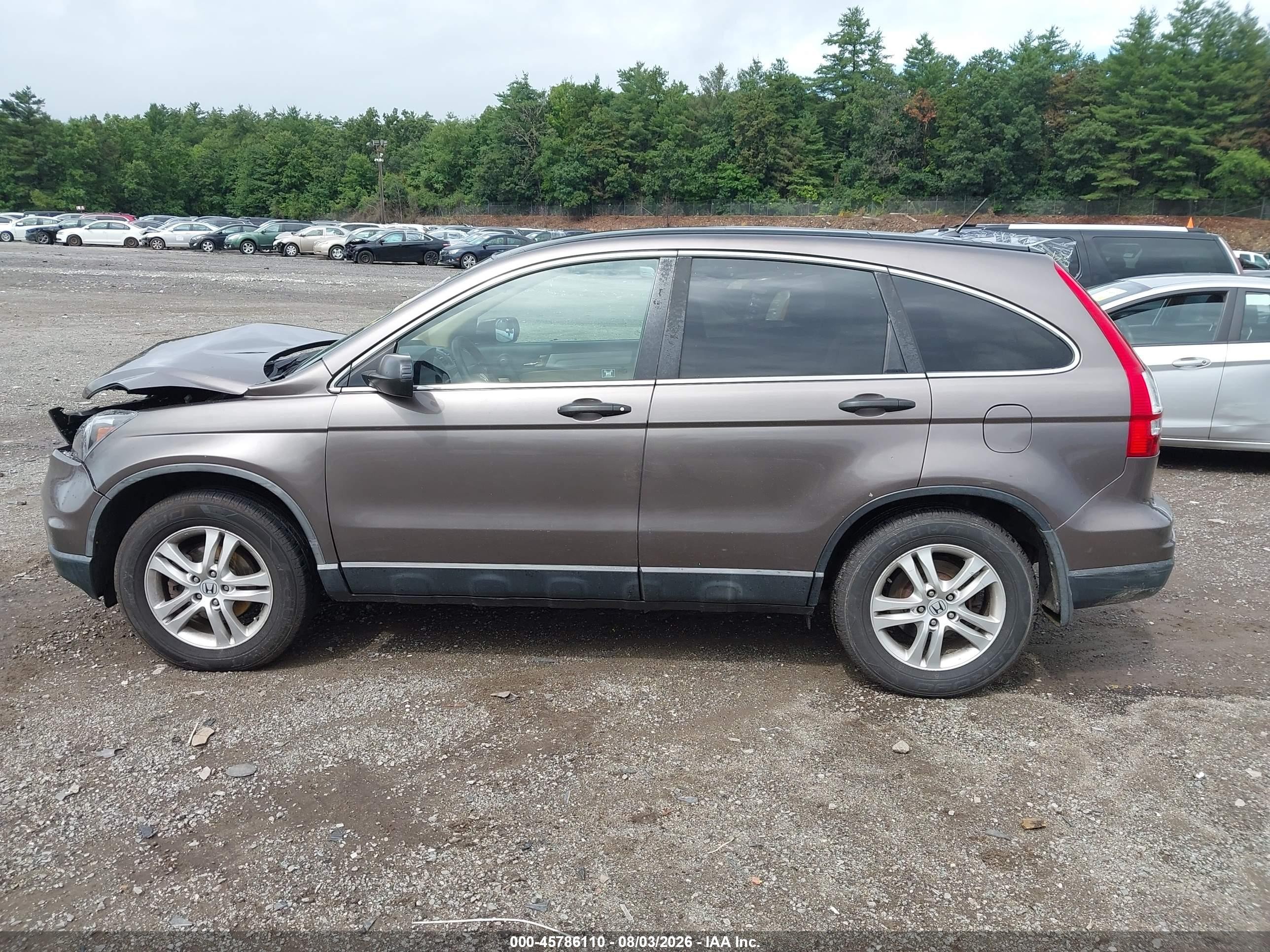 2011 Honda Cr-v Ex Beige vin: 5J6RE4H53BL073214