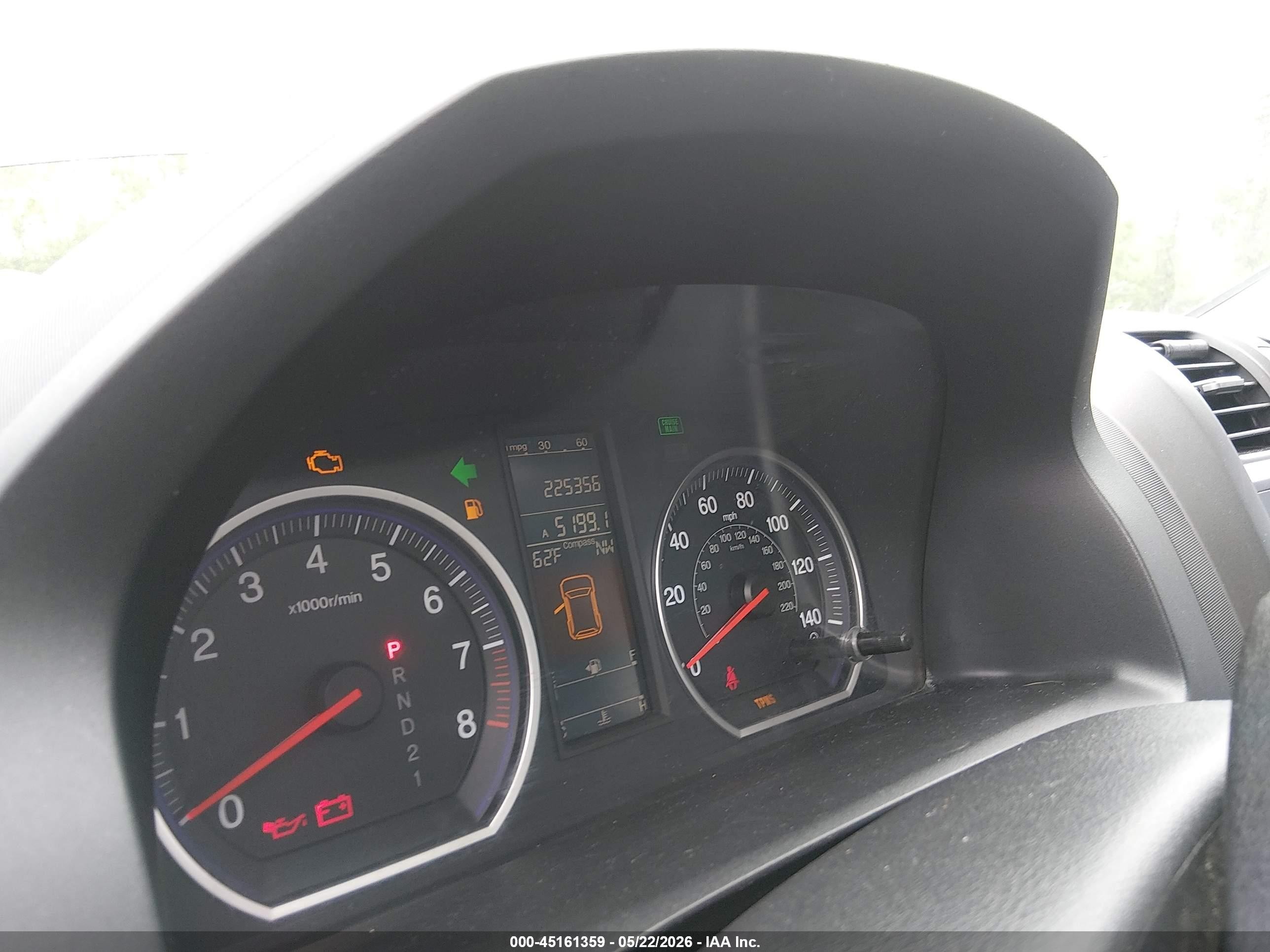 2011 Honda Cr-v Ex Серый vin: 5J6RE4H53BL103263