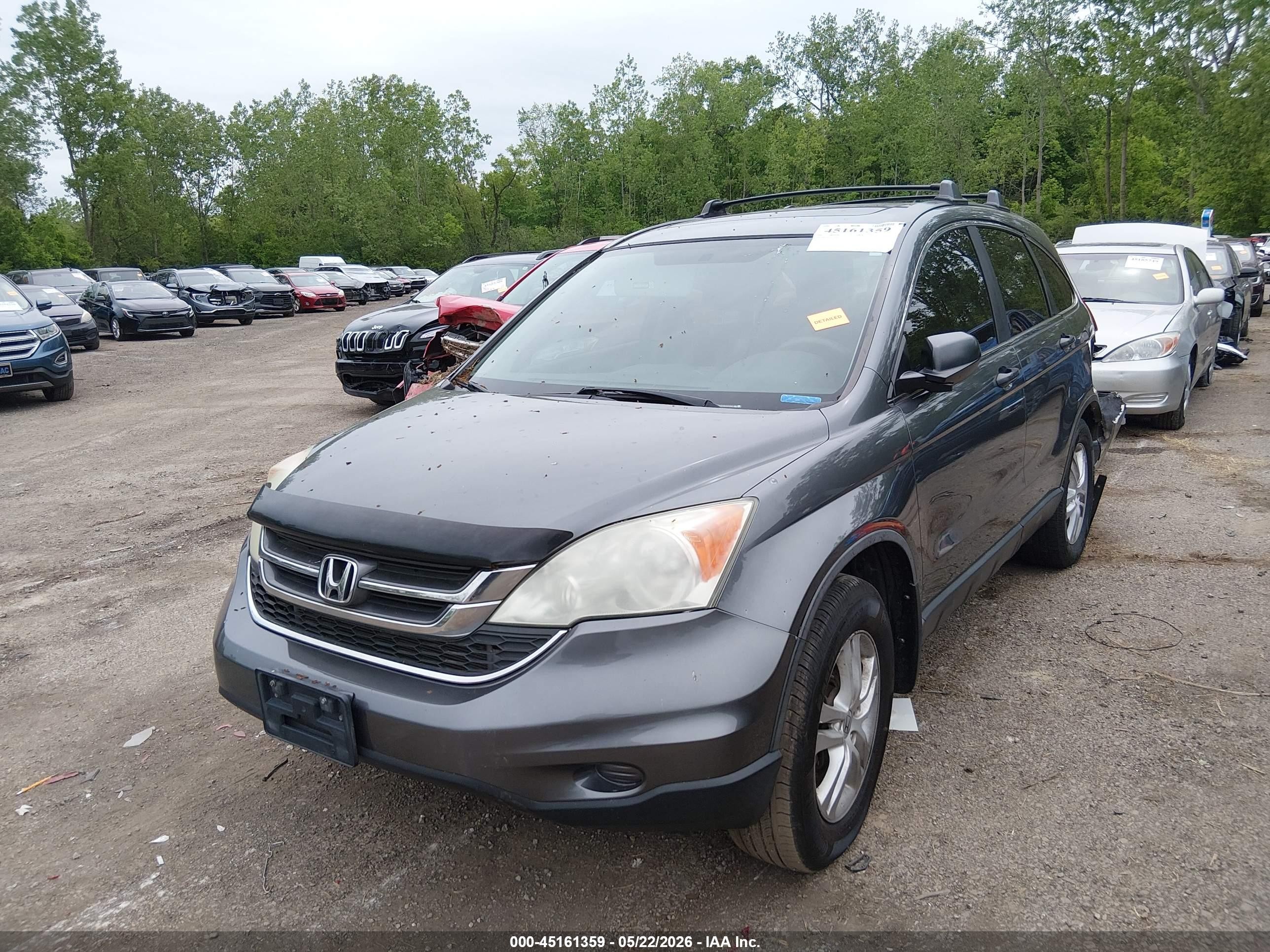 2011 Honda Cr-v Ex Серый vin: 5J6RE4H53BL103263