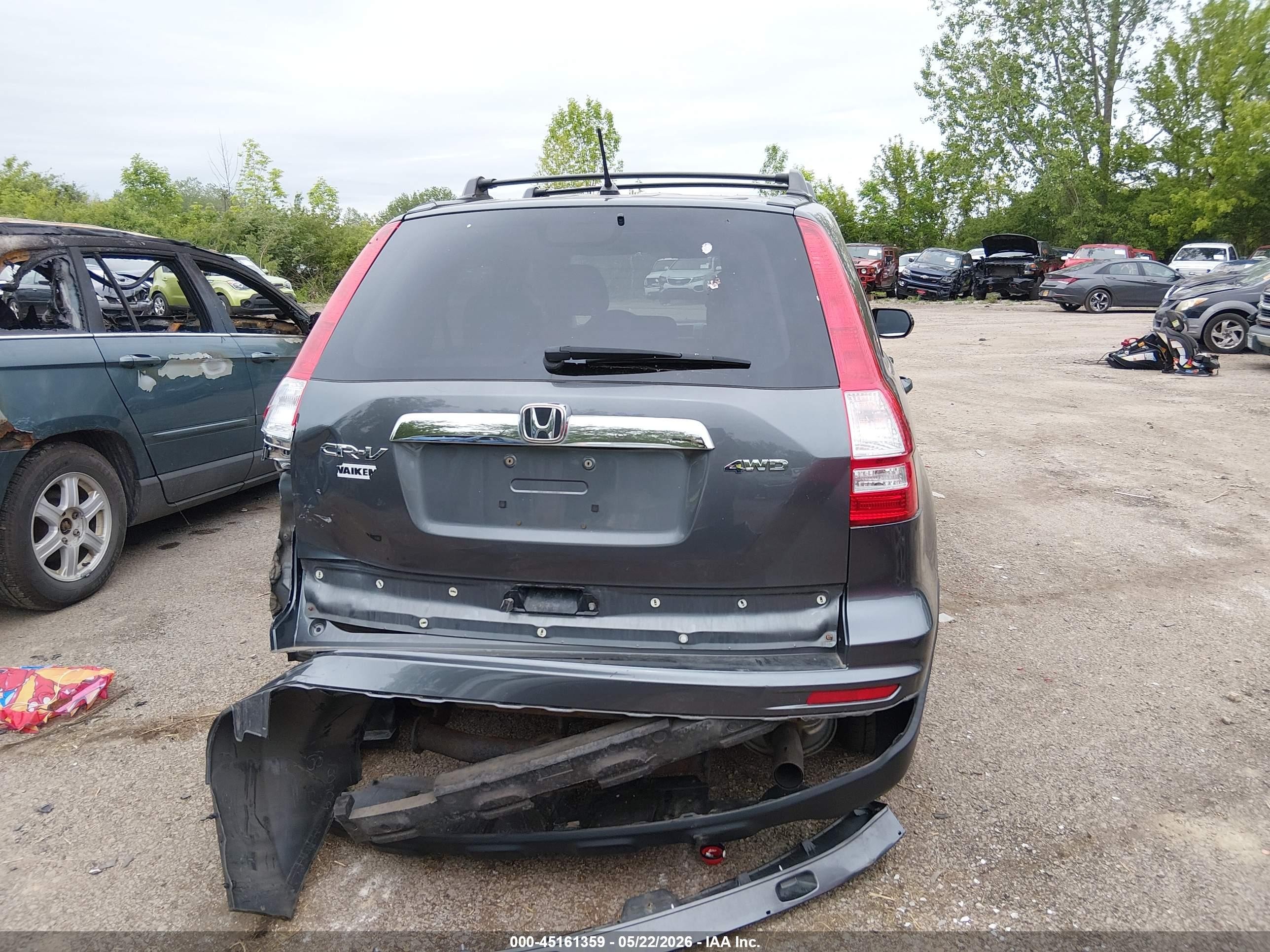2011 Honda Cr-v Ex Серый vin: 5J6RE4H53BL103263