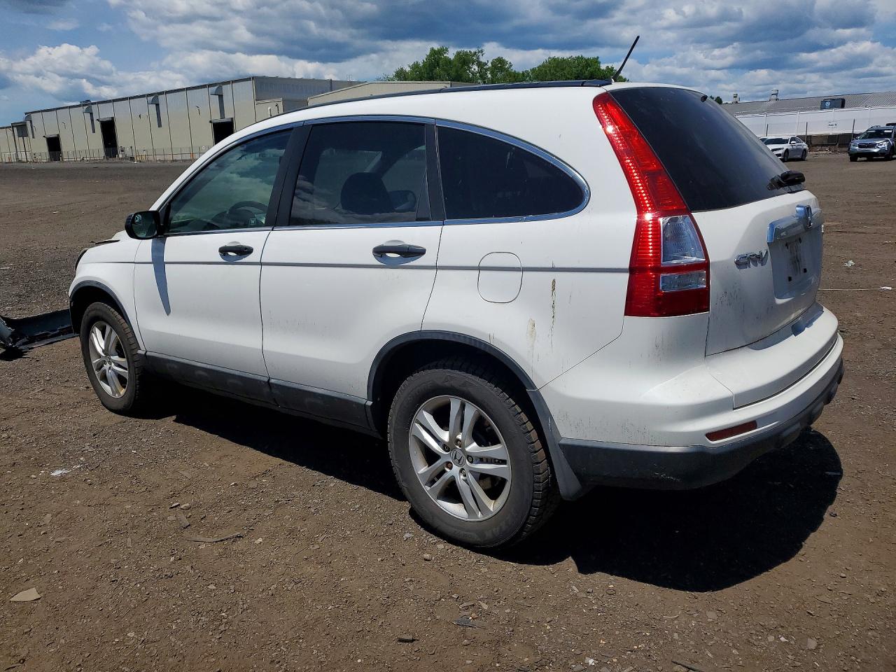 2010 Honda Cr-v Ex White vin: 5J6RE4H54AL001307