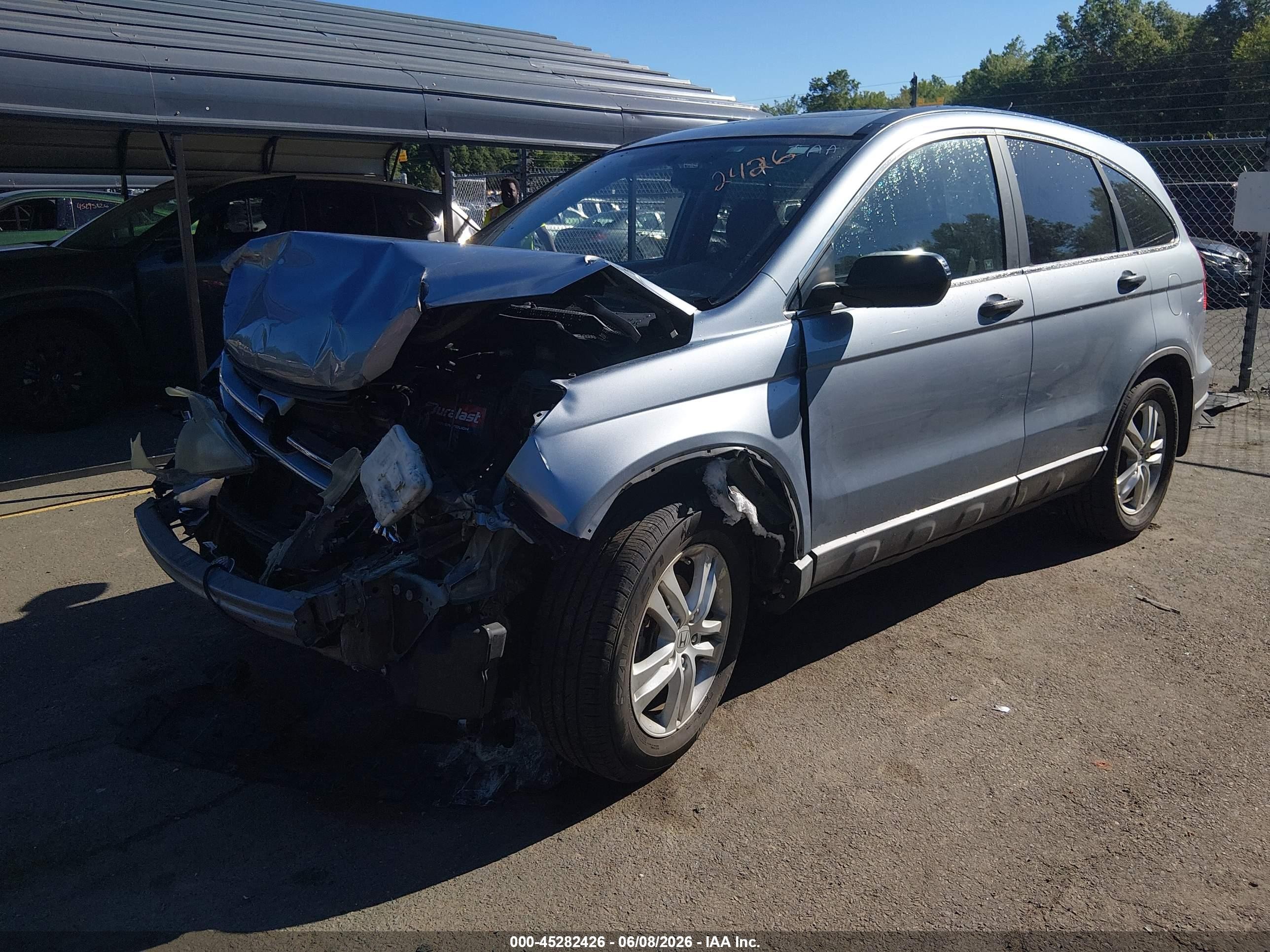 2010 Honda Cr-v Ex Blue vin: 5J6RE4H54AL030659