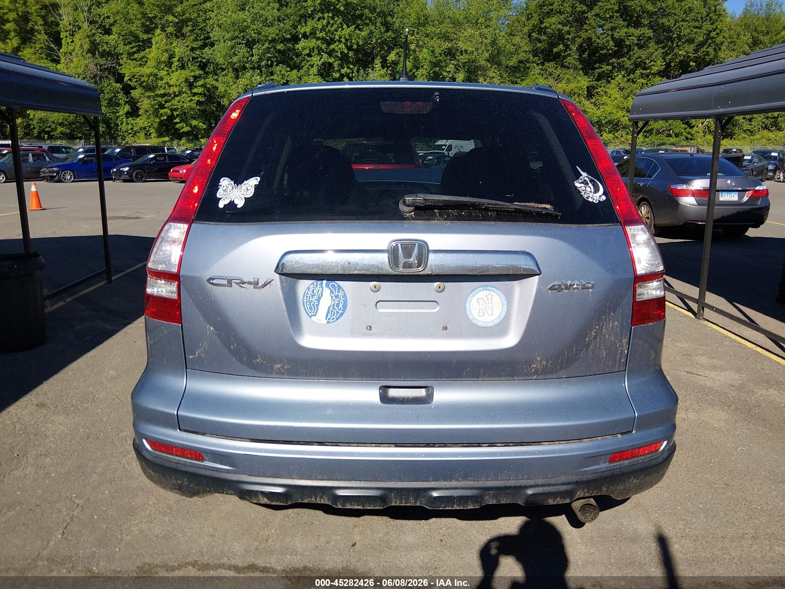 2010 Honda Cr-v Ex Blue vin: 5J6RE4H54AL030659