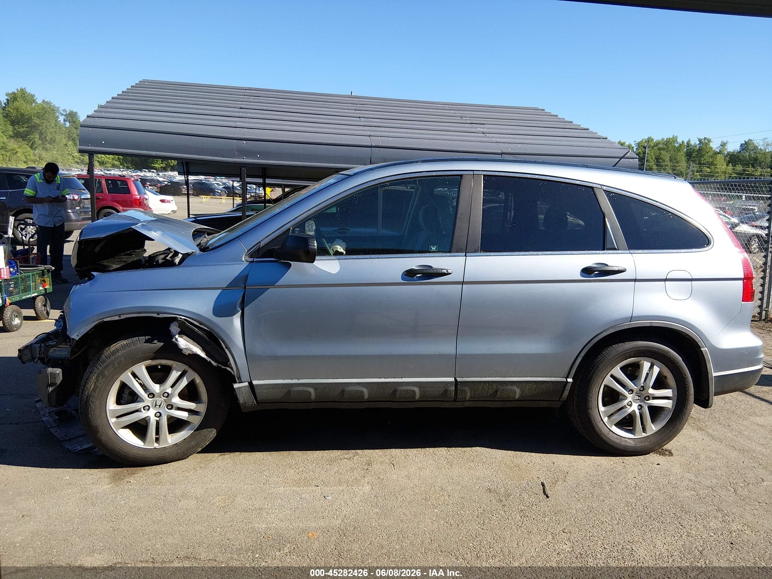 2010 Honda Cr-v Ex Blue vin: 5J6RE4H54AL030659