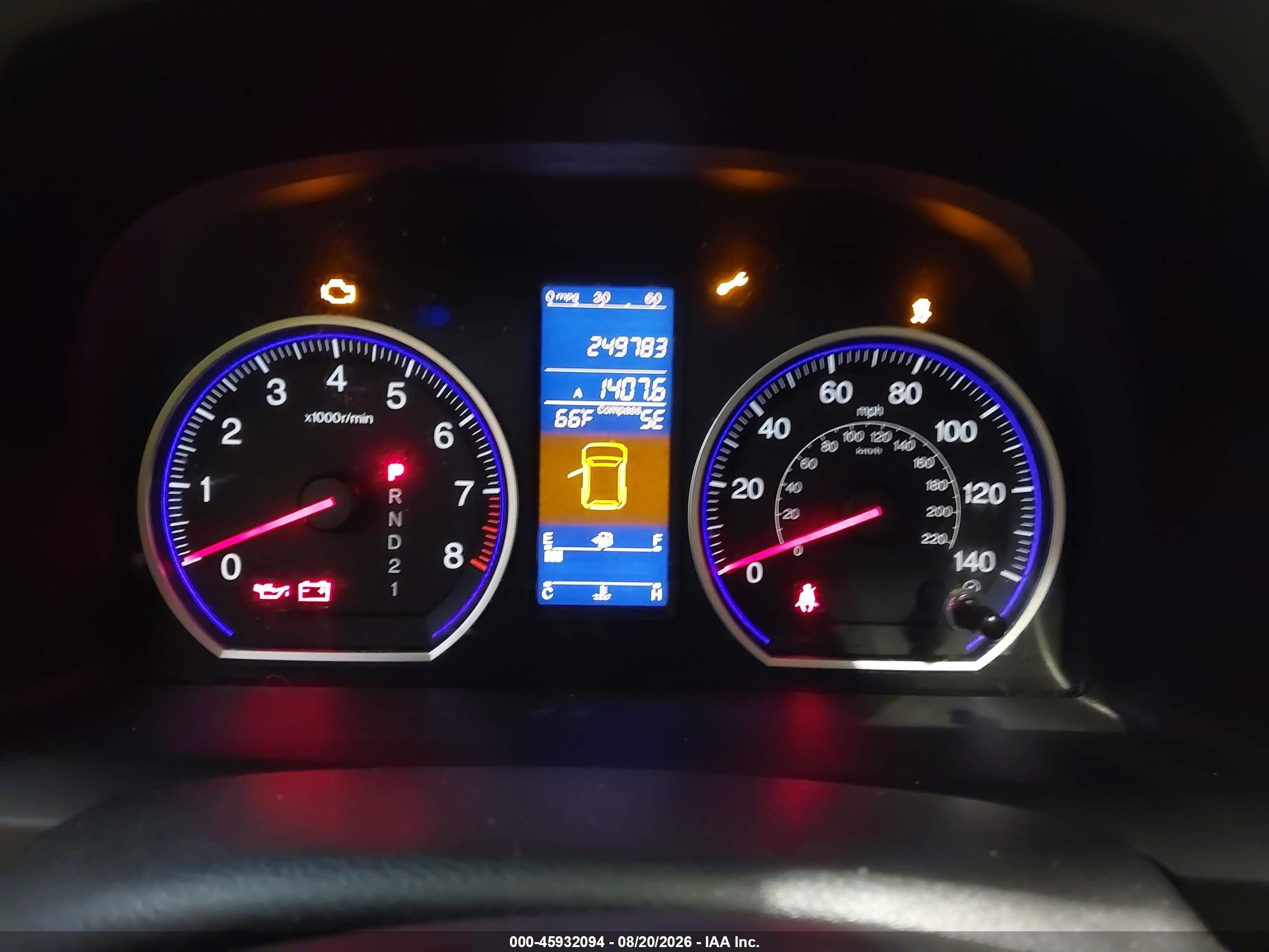 2010 Honda Cr-v Ex Серый vin: 5J6RE4H54AL031133