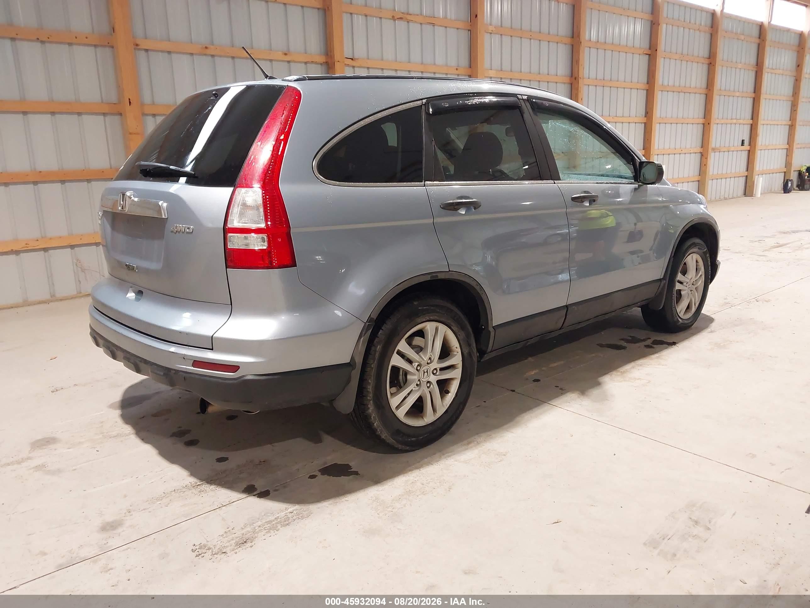 2010 Honda Cr-v Ex Серый vin: 5J6RE4H54AL031133