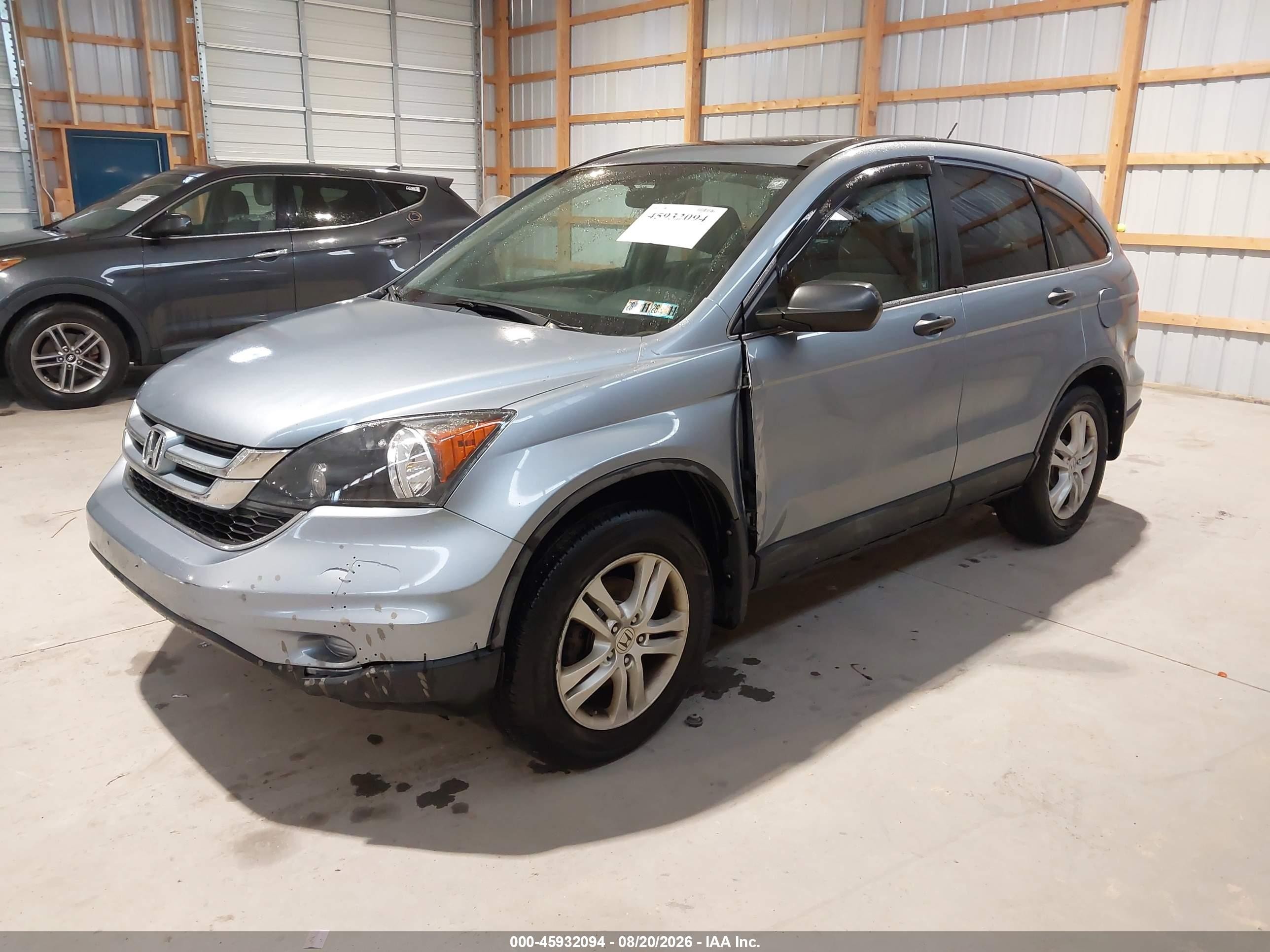 2010 Honda Cr-v Ex Серый vin: 5J6RE4H54AL031133
