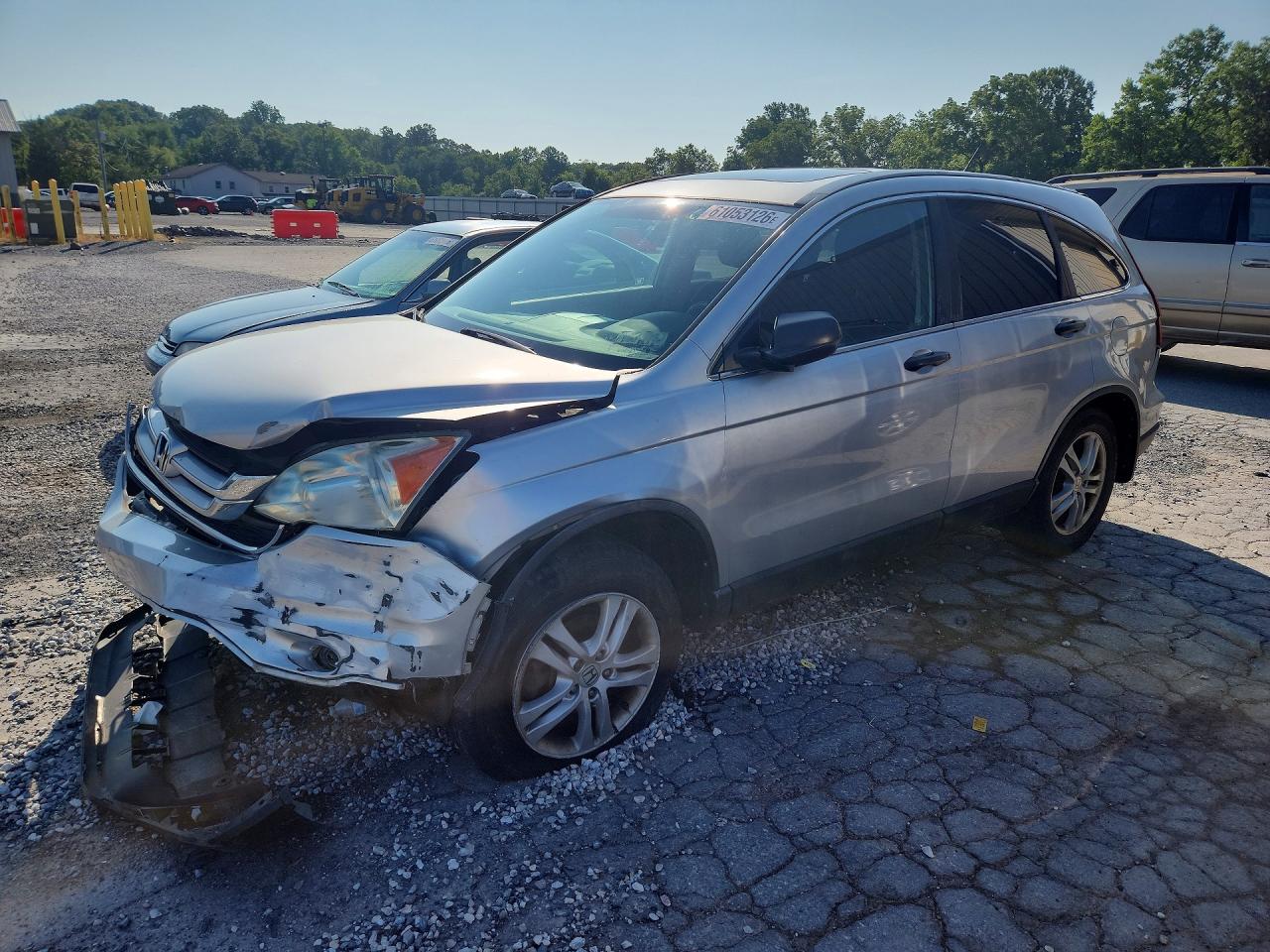 2010 Honda Cr-v Ex Silver vin: 5J6RE4H54AL034825