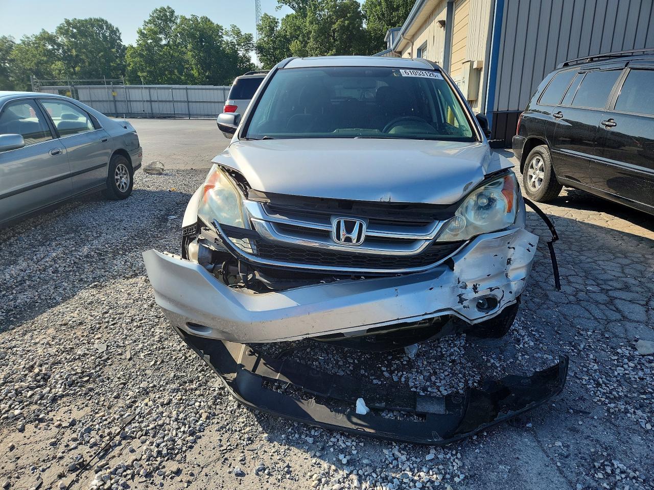 2010 Honda Cr-v Ex Silver vin: 5J6RE4H54AL034825