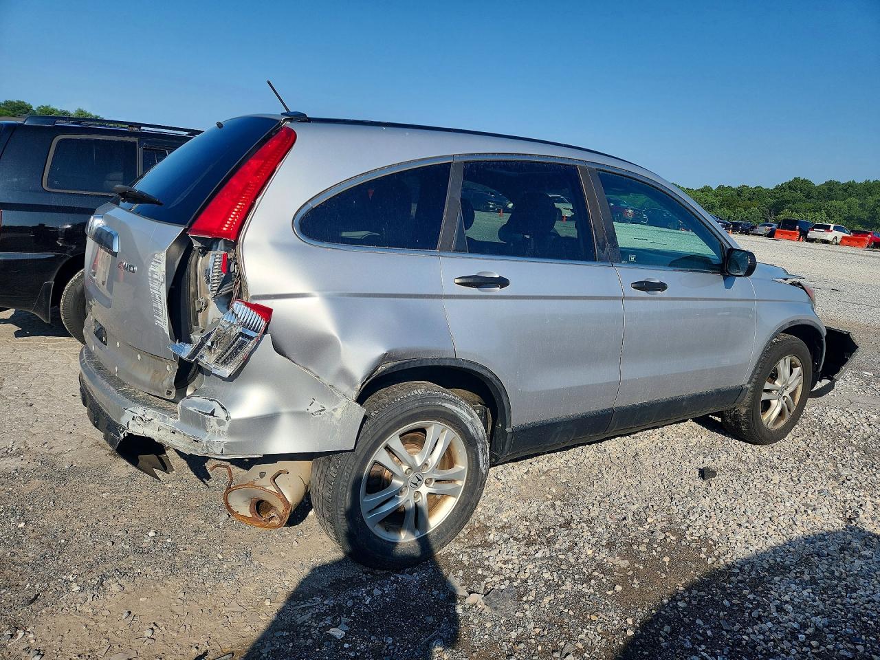 2010 Honda Cr-v Ex Silver vin: 5J6RE4H54AL034825