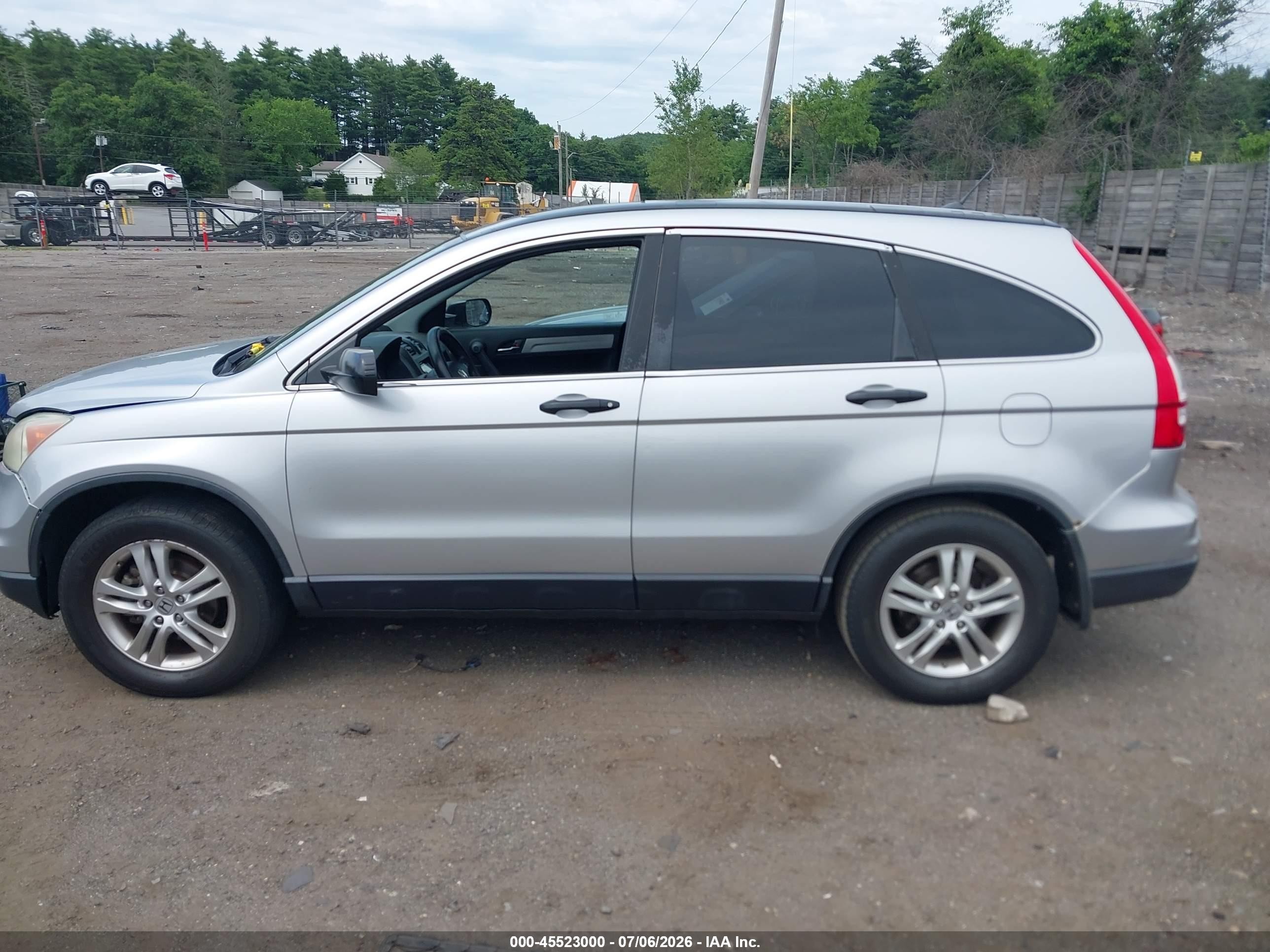 2010 Honda Cr-v Ex Silver vin: 5J6RE4H54AL044853