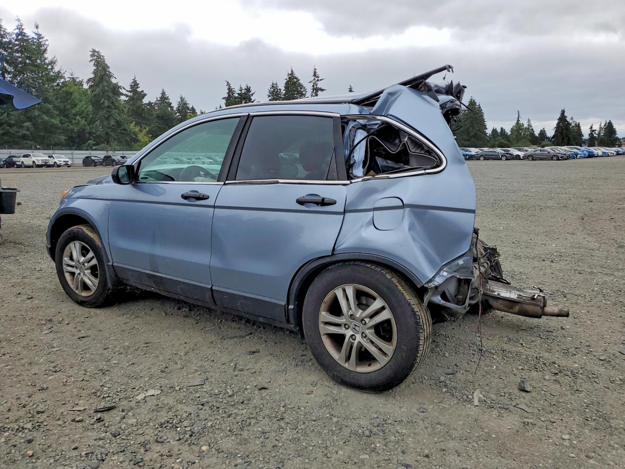 2010 Honda Cr-v Ex Blue vin: 5J6RE4H54AL066576