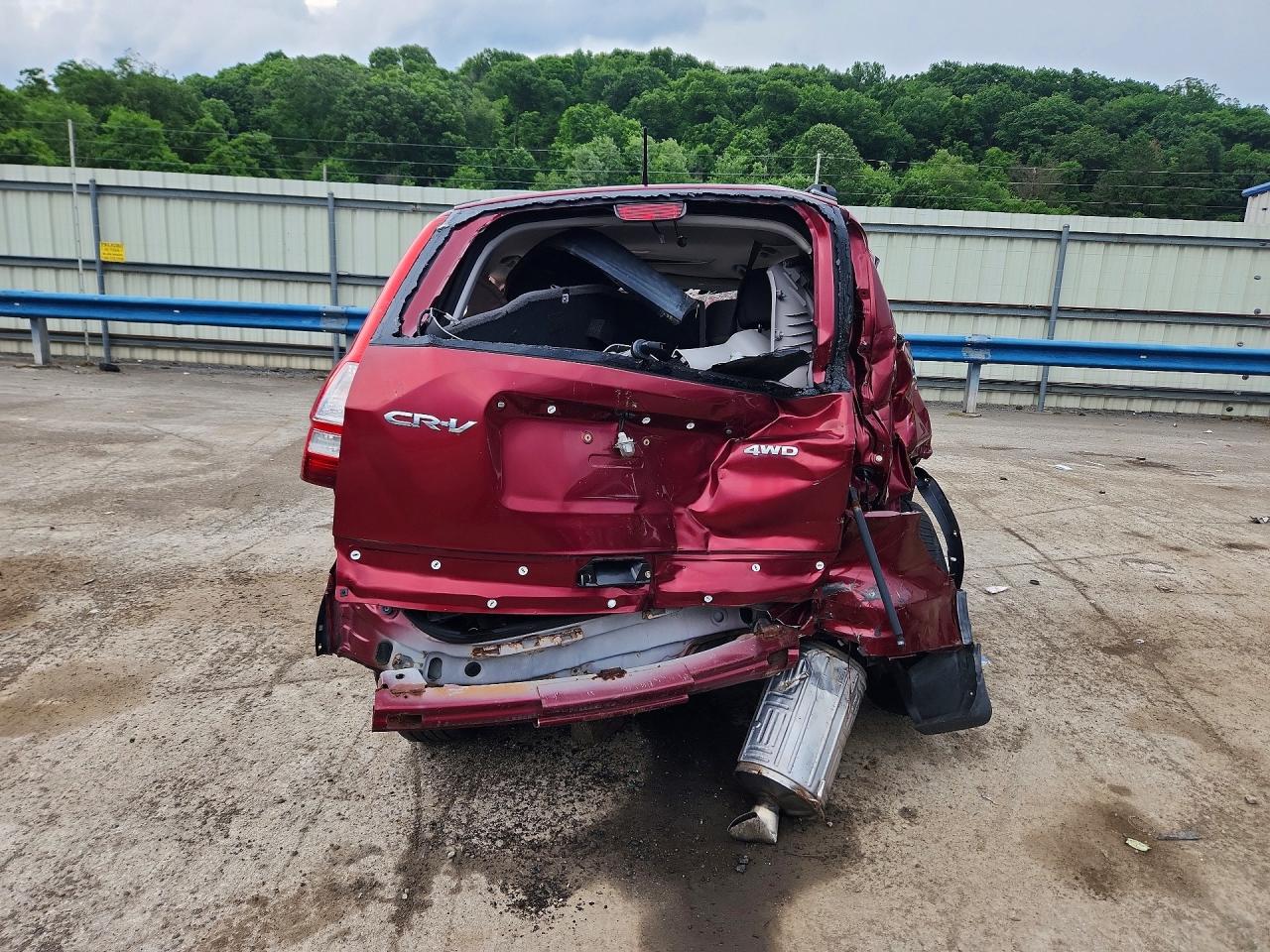 2010 Honda Cr-v Ex Burgundy vin: 5J6RE4H54AL069817