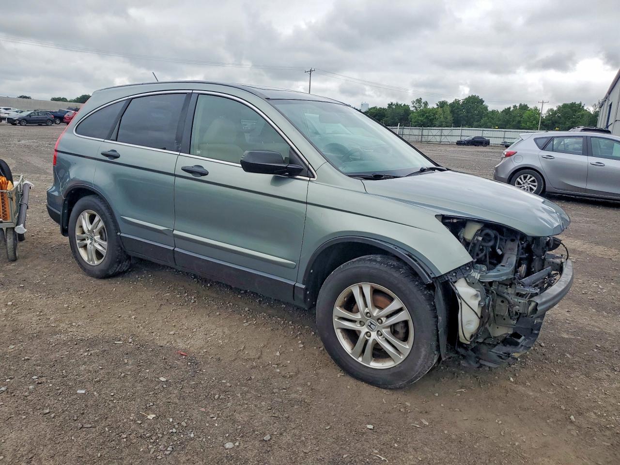 2010 Honda Cr-v Ex Teal vin: 5J6RE4H54AL087220