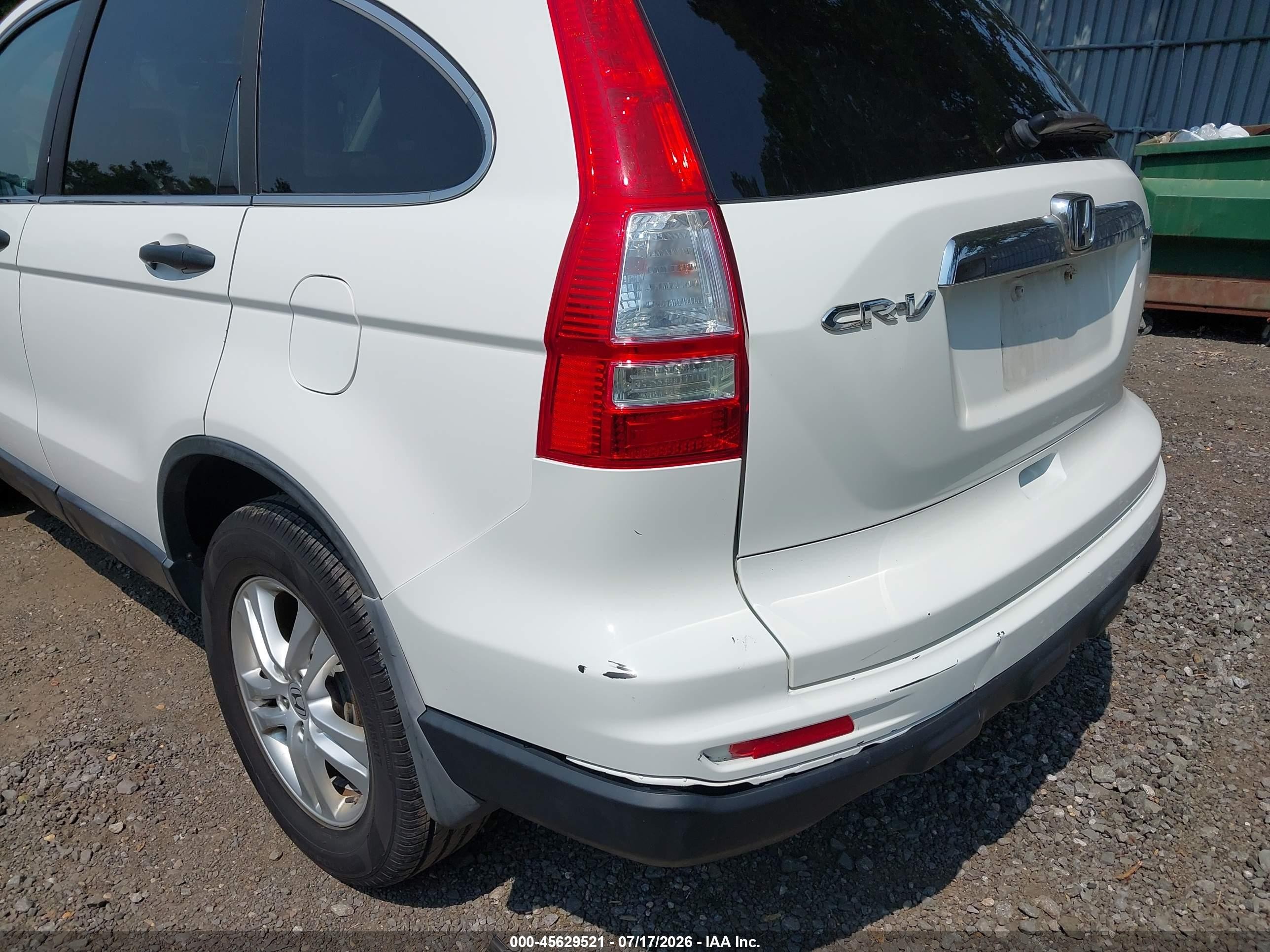 2010 Honda Cr-v Ex White vin: 5J6RE4H54AL091428