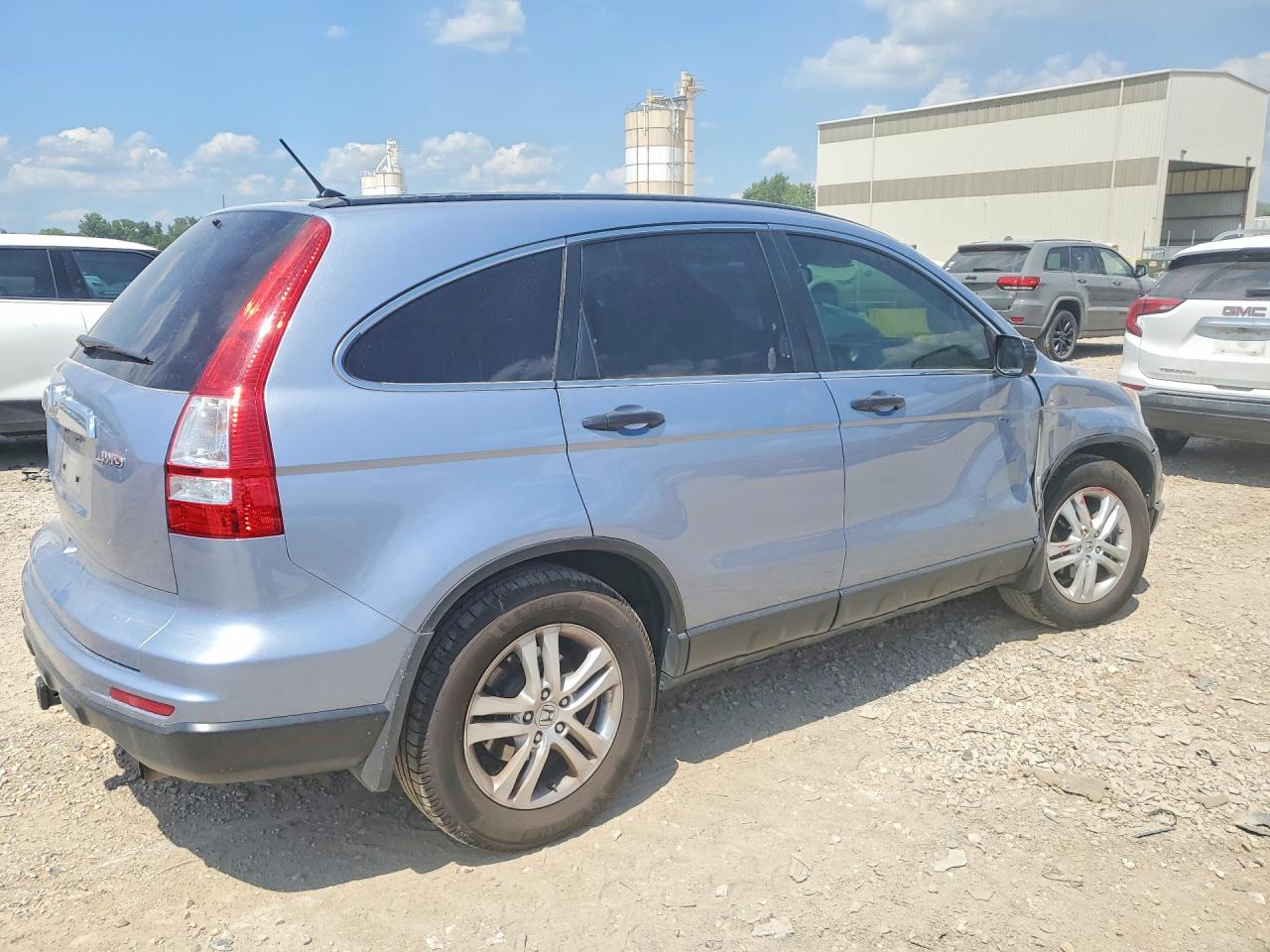 2010 Honda Cr-v Ex Blue vin: 5J6RE4H54AL095785