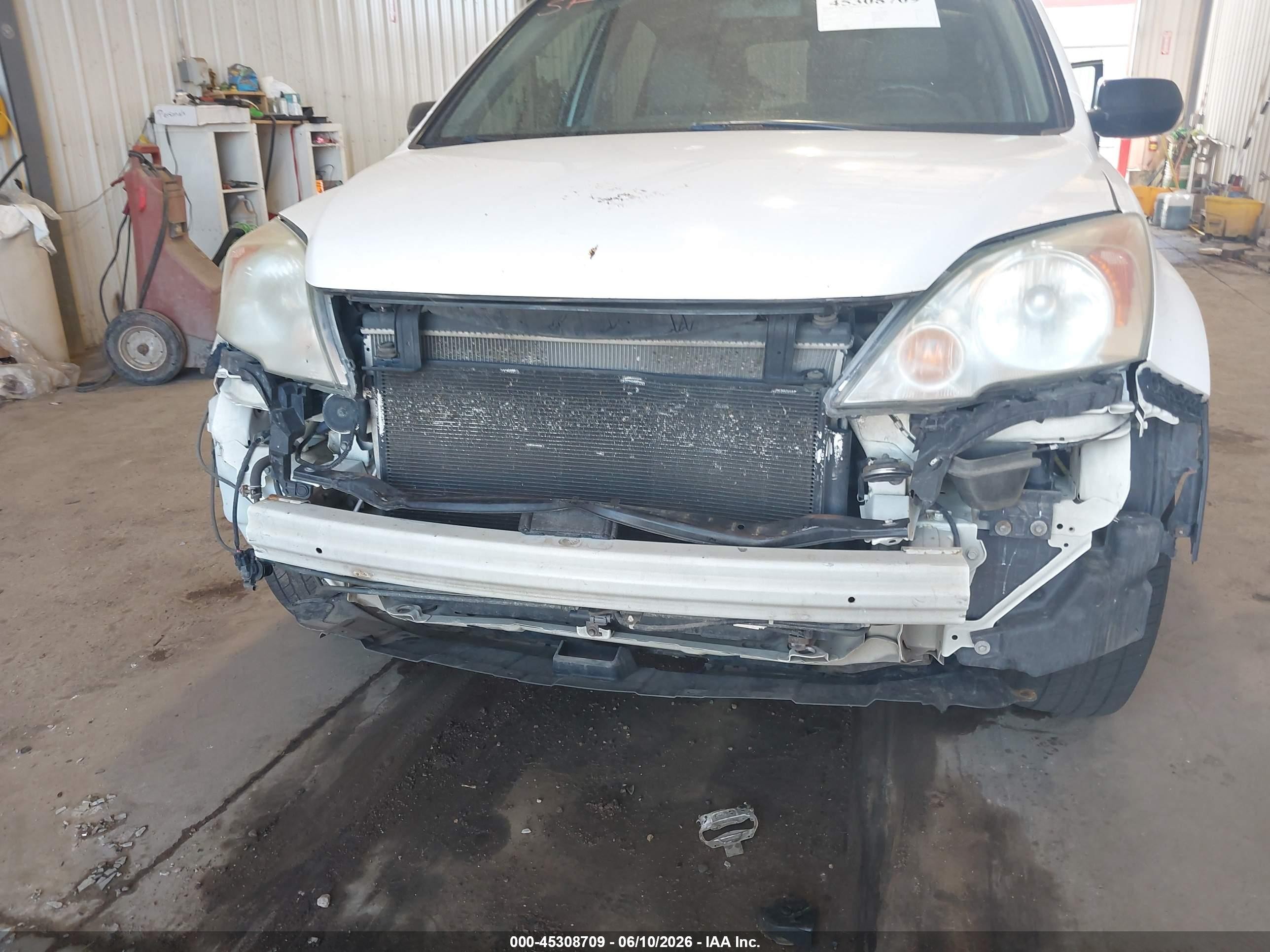 2011 Honda Cr-v Ex White vin: 5J6RE4H54BL050007
