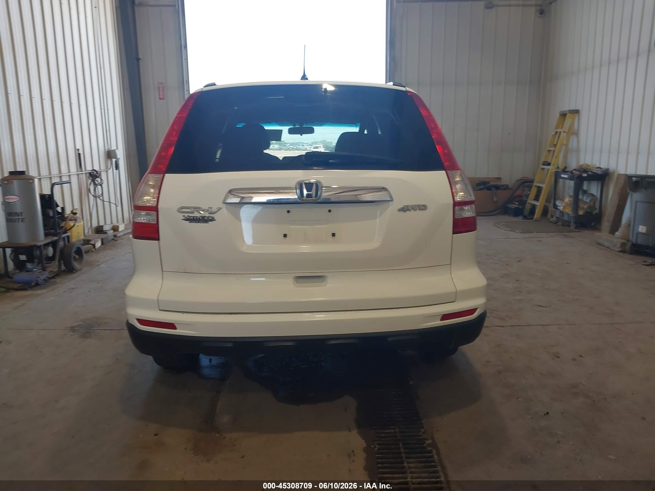 2011 Honda Cr-v Ex White vin: 5J6RE4H54BL050007