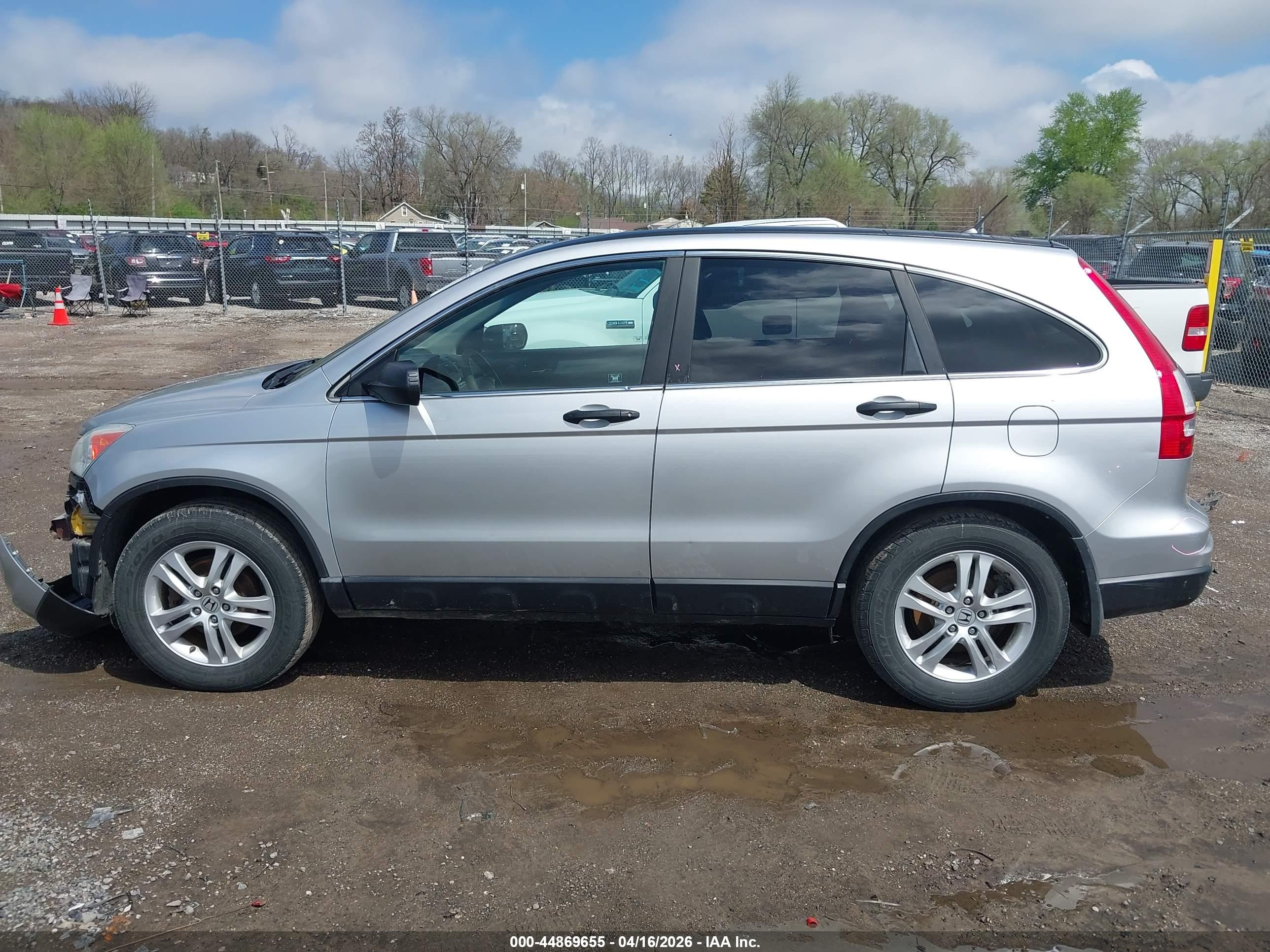 2011 Honda Cr-v Ex Серебряный vin: 5J6RE4H54BL094511