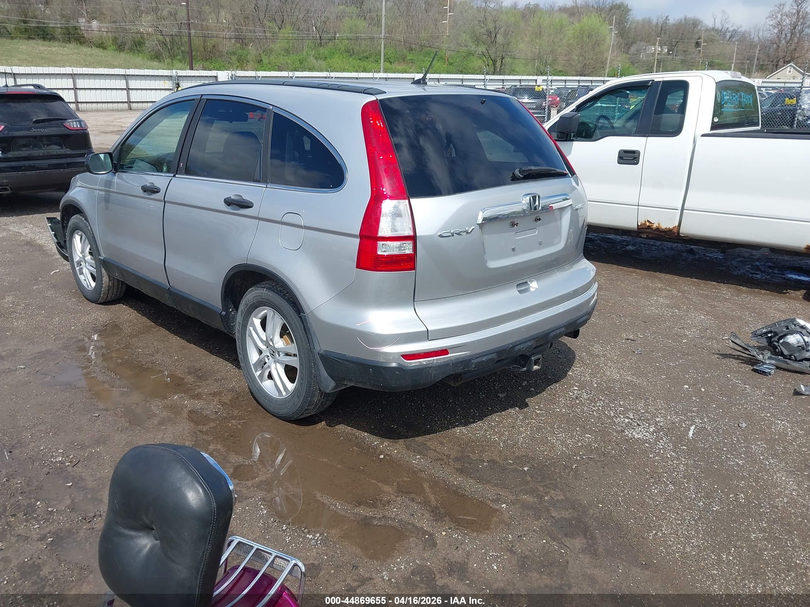 2011 Honda Cr-v Ex Серебряный vin: 5J6RE4H54BL094511