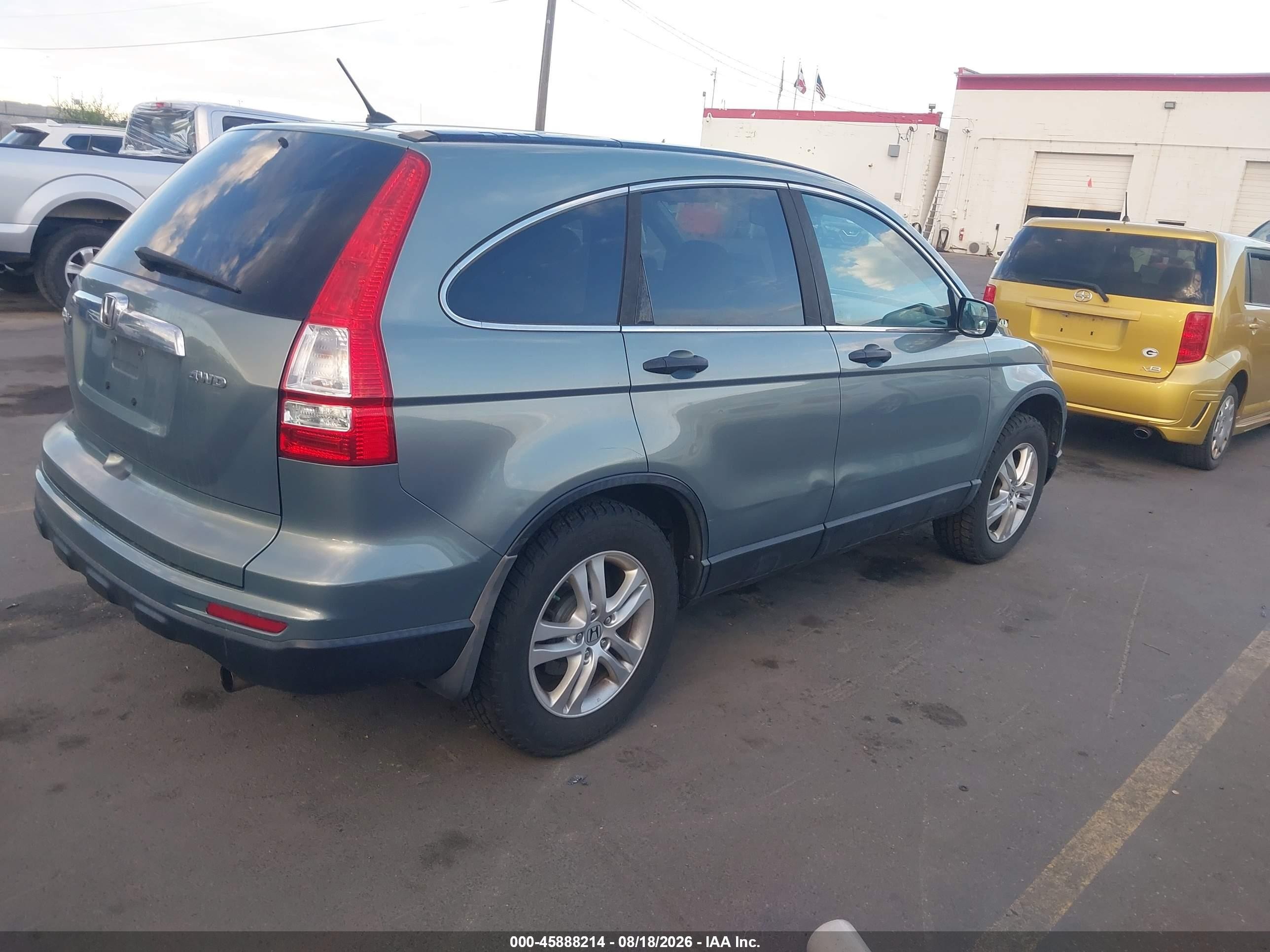 2010 Honda Cr-v Ex Blue vin: 5J6RE4H55AL033845