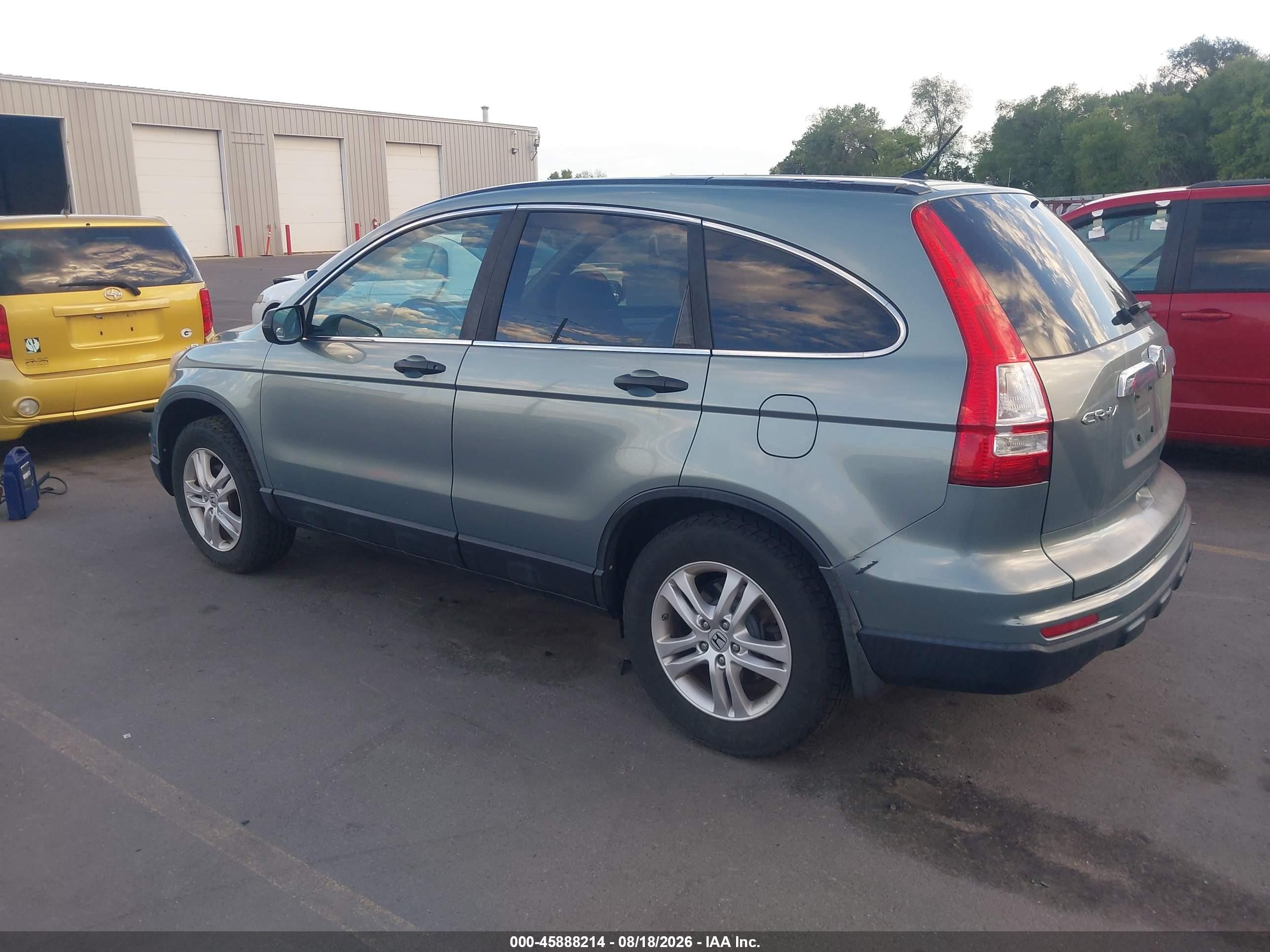 2010 Honda Cr-v Ex Blue vin: 5J6RE4H55AL033845