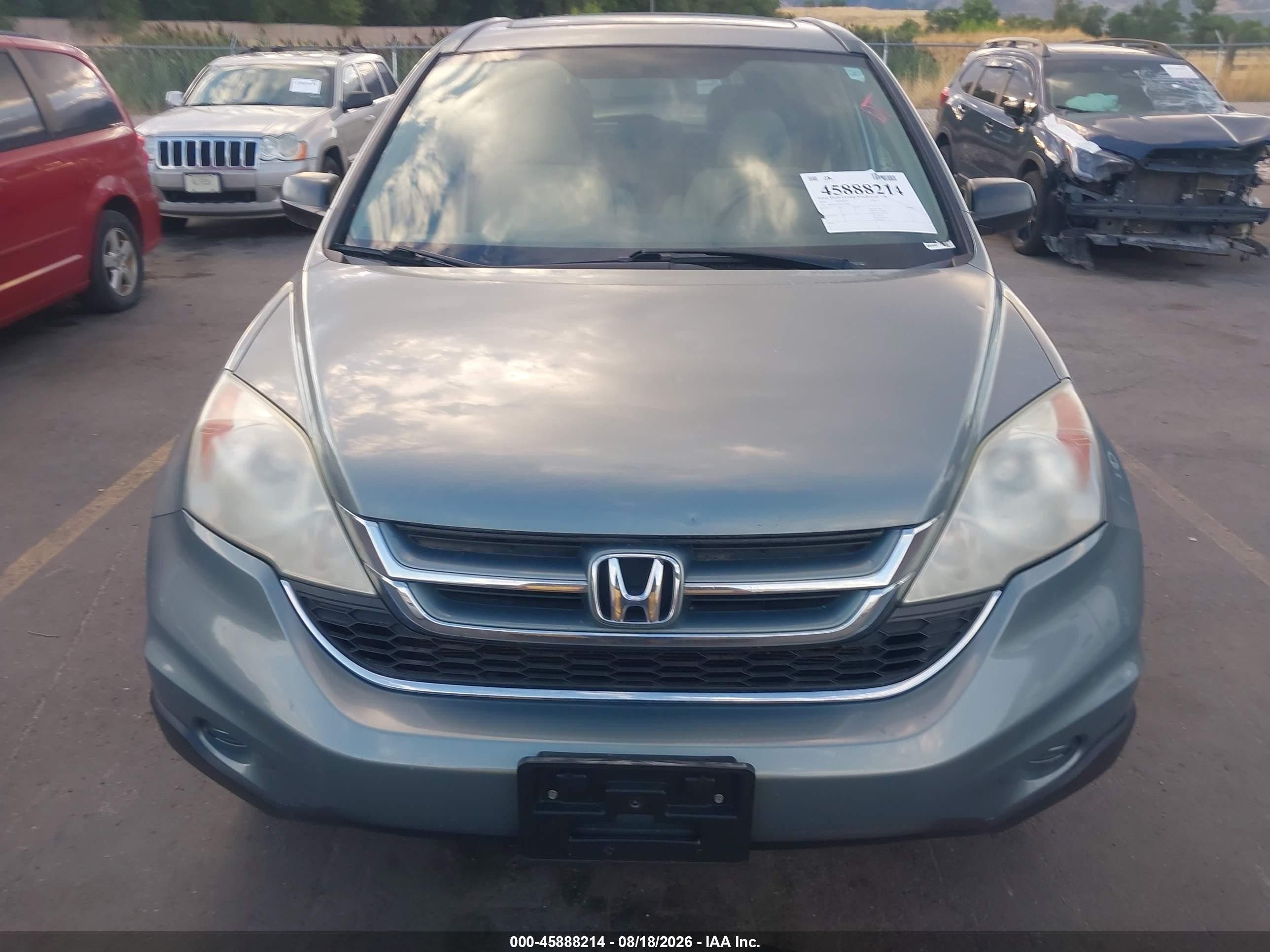 2010 Honda Cr-v Ex Blue vin: 5J6RE4H55AL033845